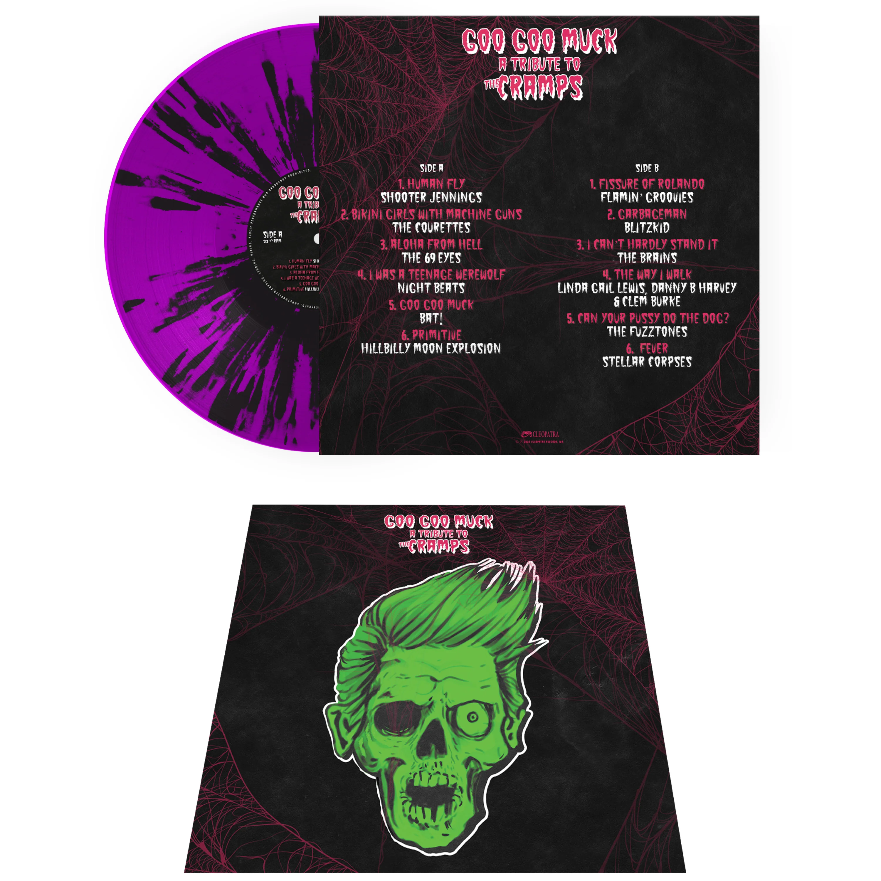 Goo Goo Muck - A Tribute to The Cramps (Purple-Black Splatter) - Image 4