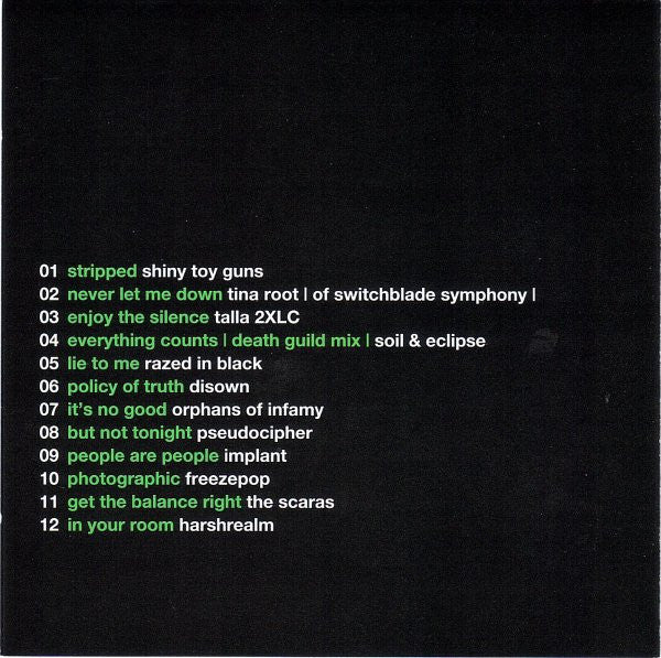 Goth Electro Tribute To Depeche Mode (CD) - Image 2