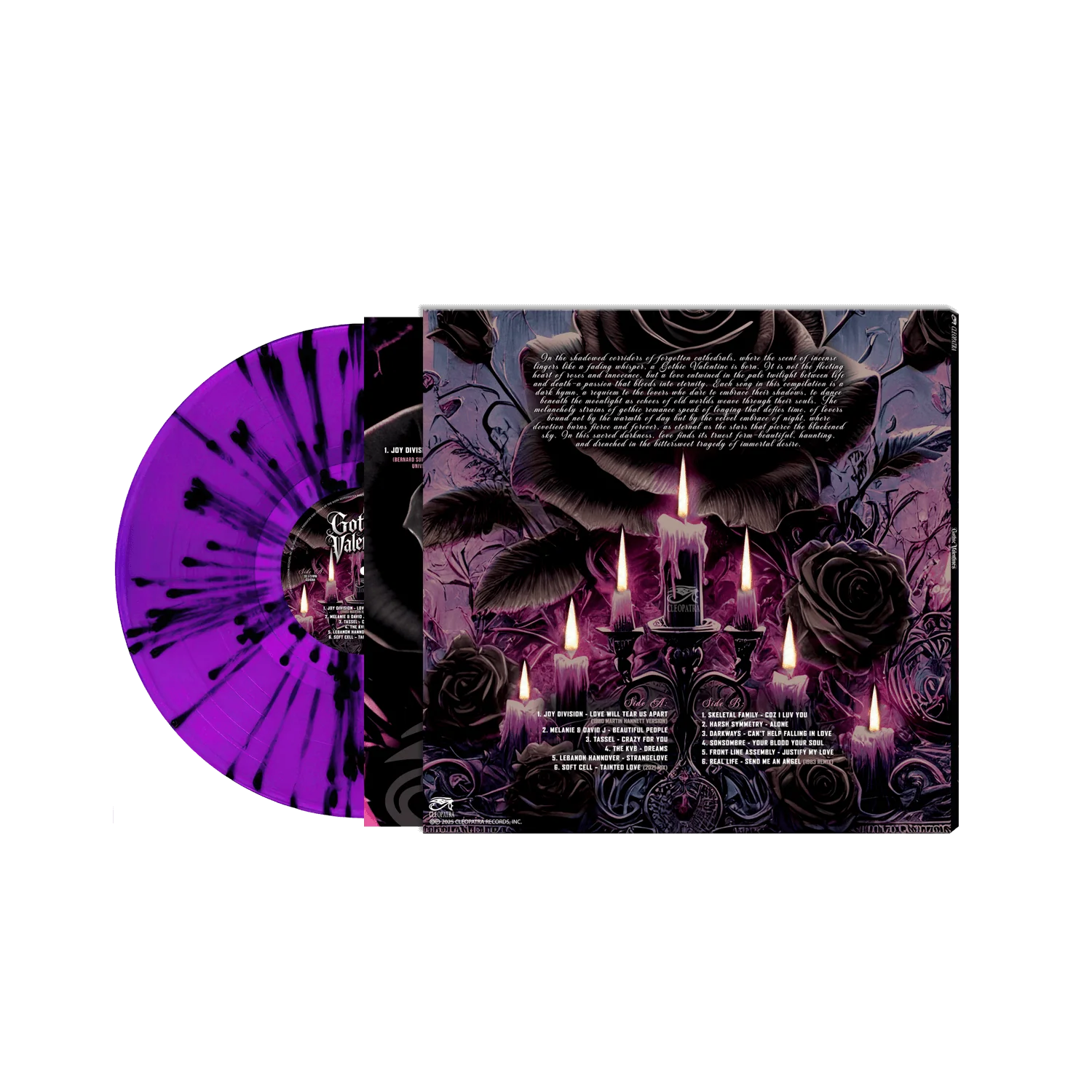 Gothic Valentines (Purple/Black Splatter Vinyl LP) - Image 2