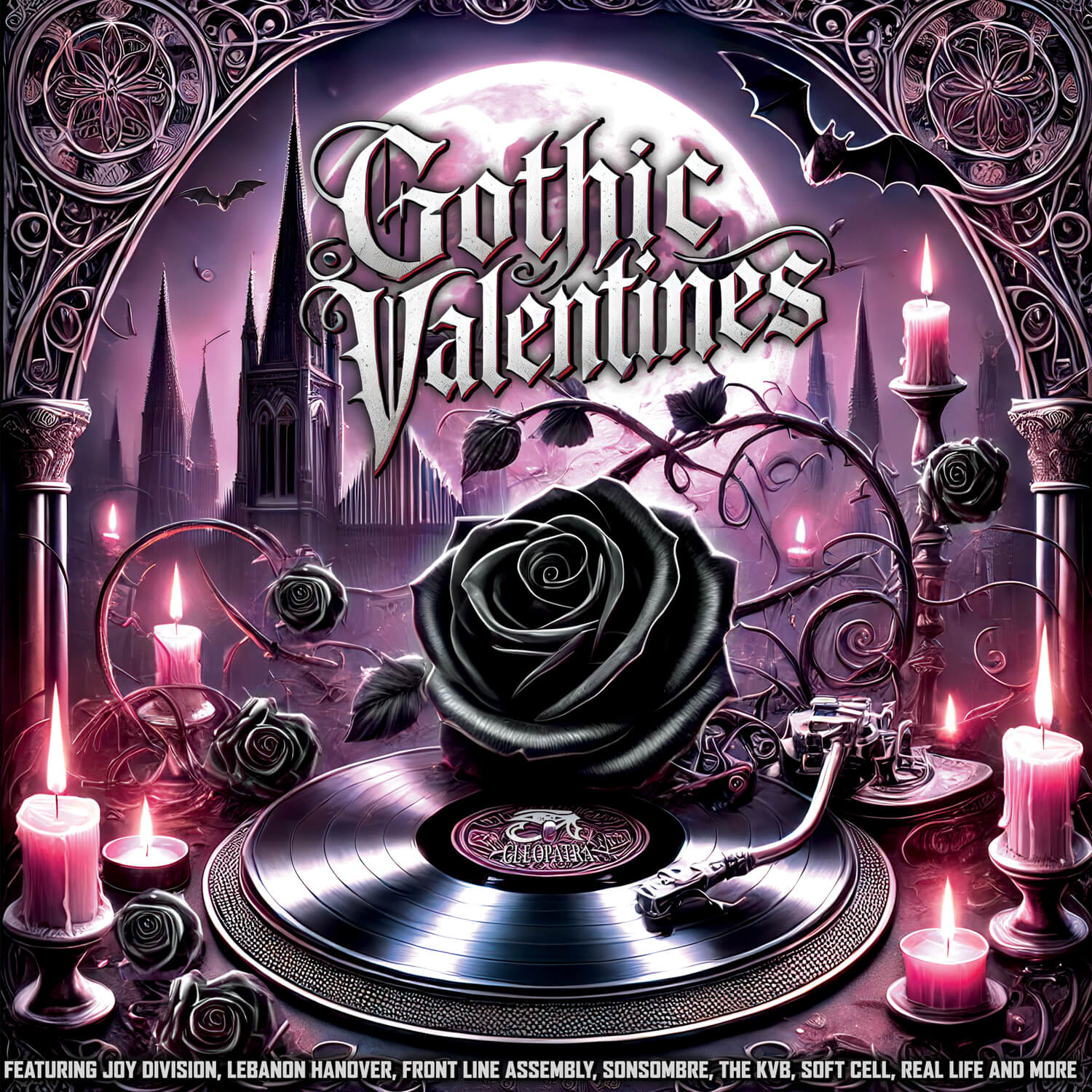 Gothic Valentines (Purple/Black Splatter Vinyl LP) - Image 3
