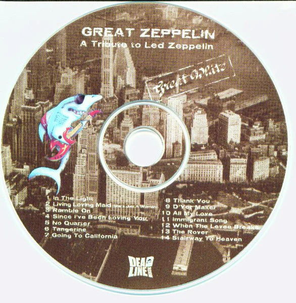 Great White - Great Zeppelin - A Tribute to Led Zeppelin (CD)Jewel Case version - Image 3