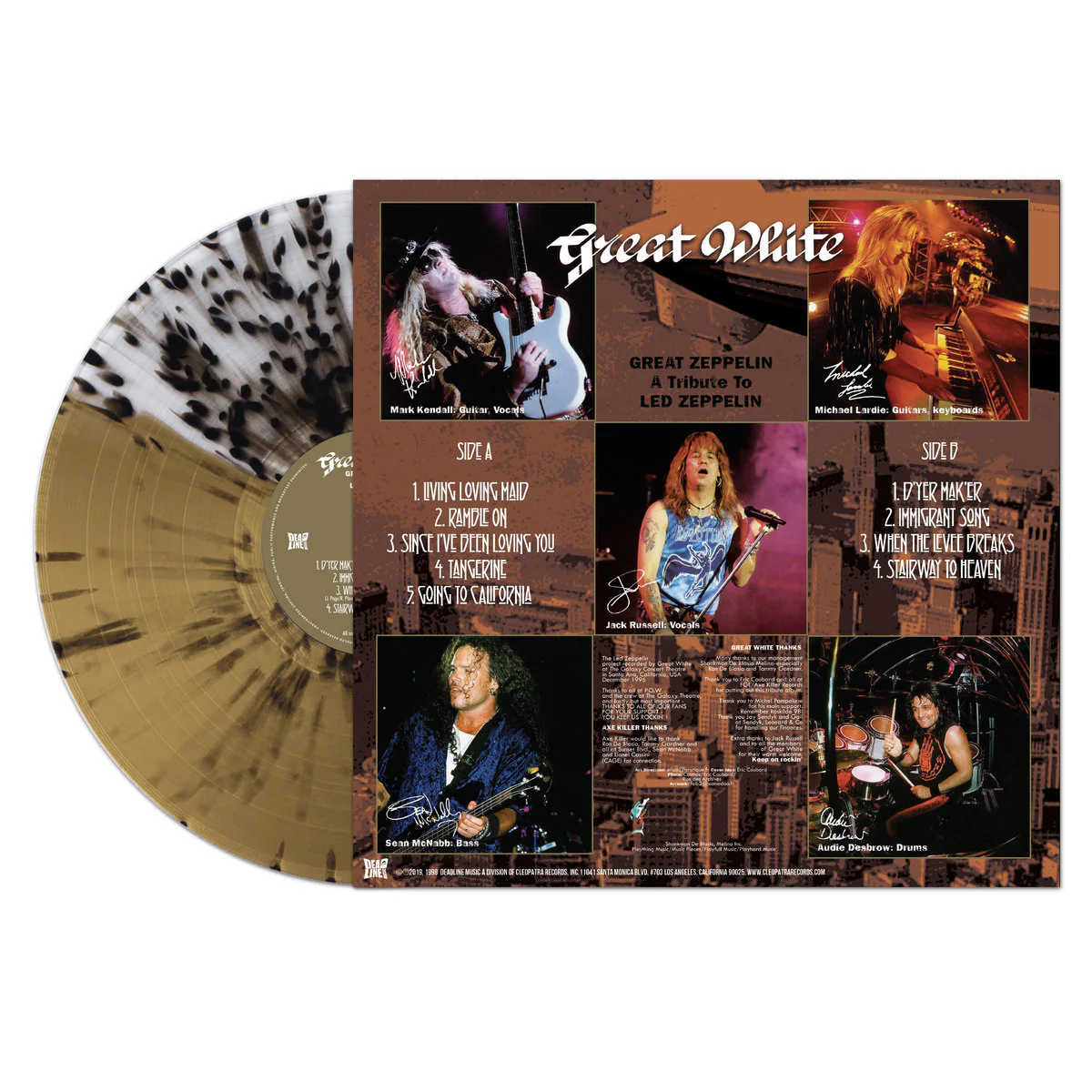 Great White - Great Zeppelin - A Tribute to Led Zeppelin (Limited Edition Splatter Vinyl) - Image 2