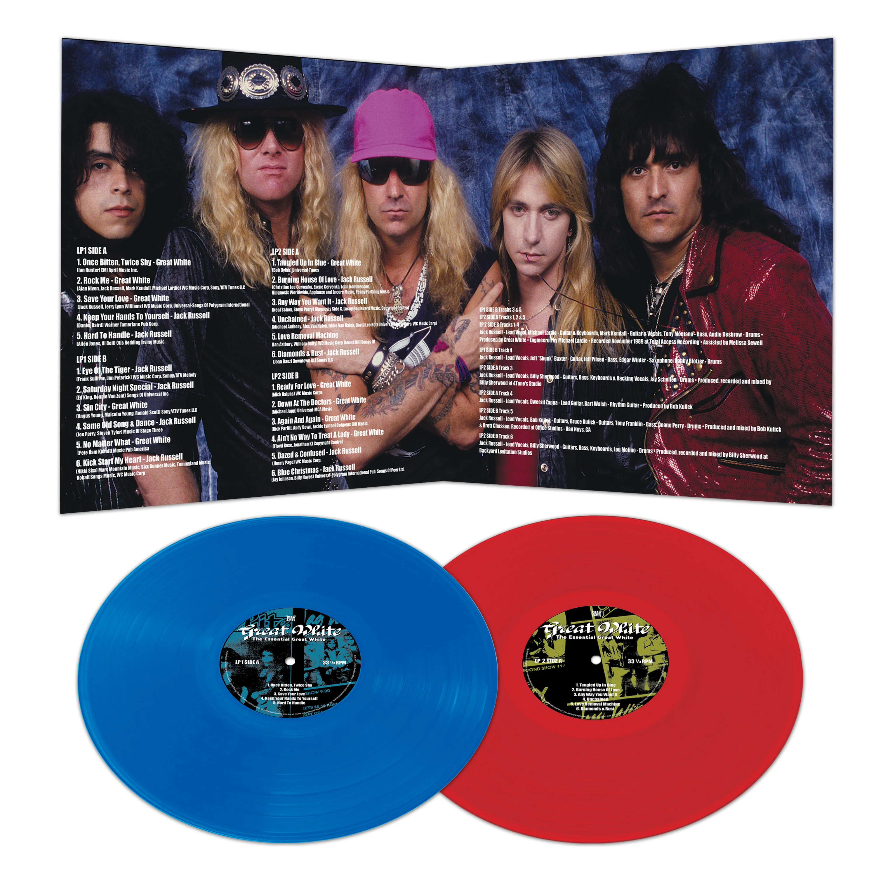 Great White - The Essential Great White (Blue-Red Double Vinyl) - Image 2