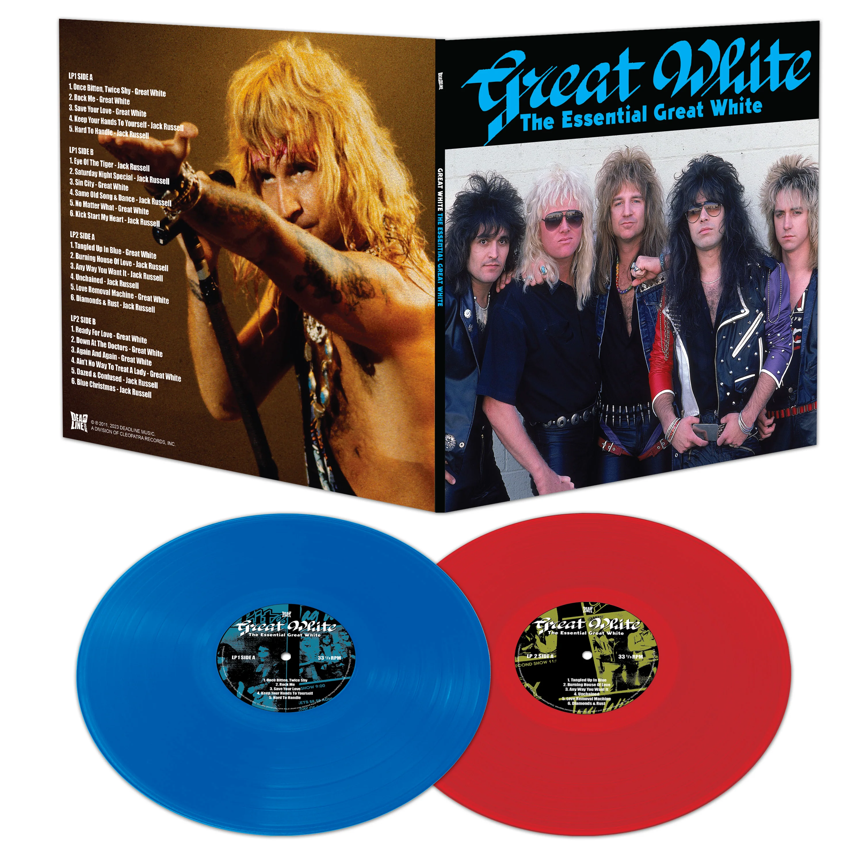 Great White - The Essential Great White (Blue-Red Double Vinyl) - Image 3