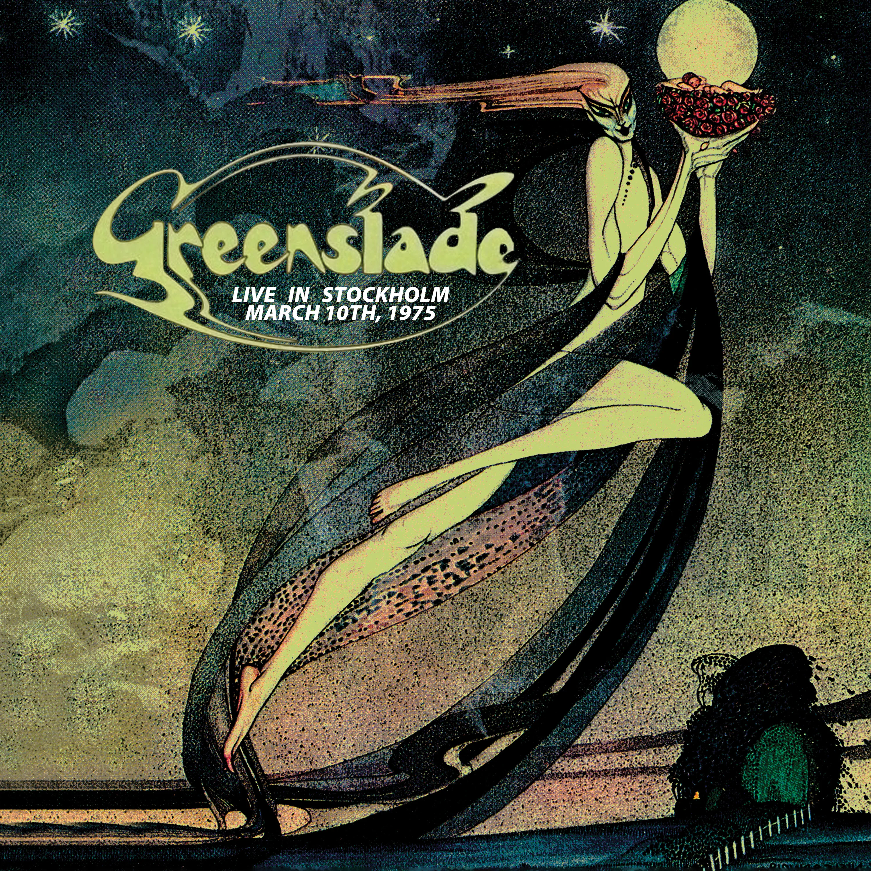 Greenslade - Live In Stockholm - March 10th, 1975 (Green-Black Splatter Vinyl) - Image 5