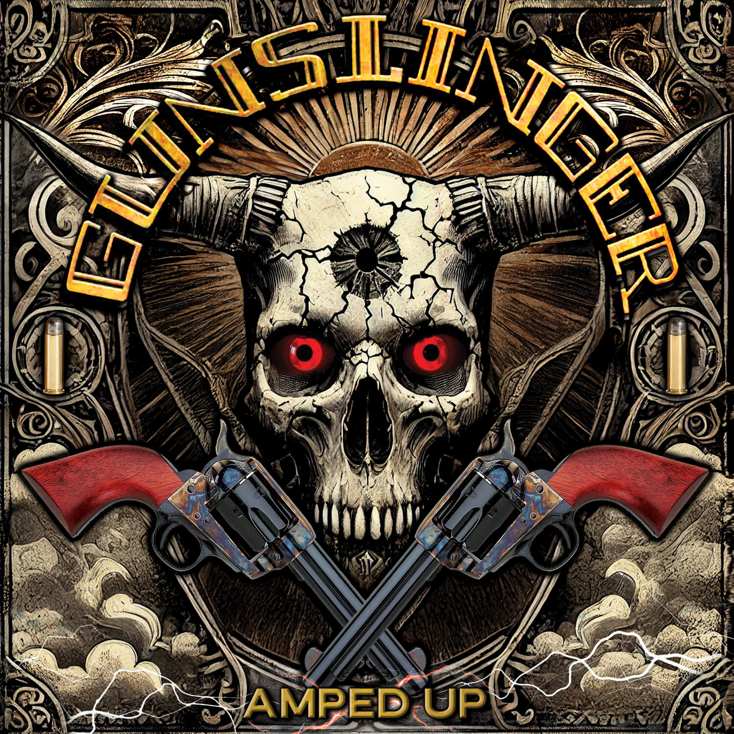 Gunslinger - Amped Up (Black Vinyl LP) - Image 3