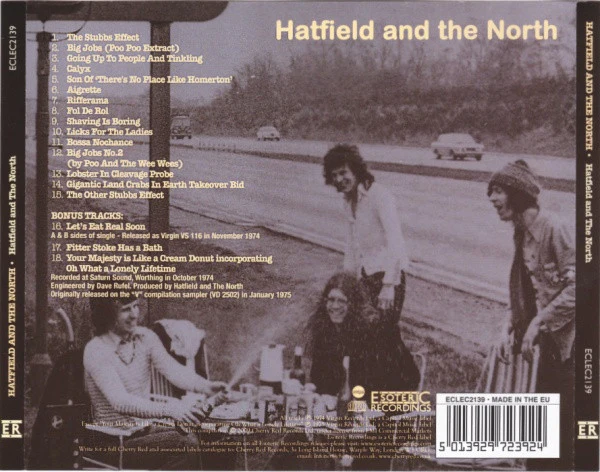 Hatfield And The North - Hatfield And The North (CD) - Image 2