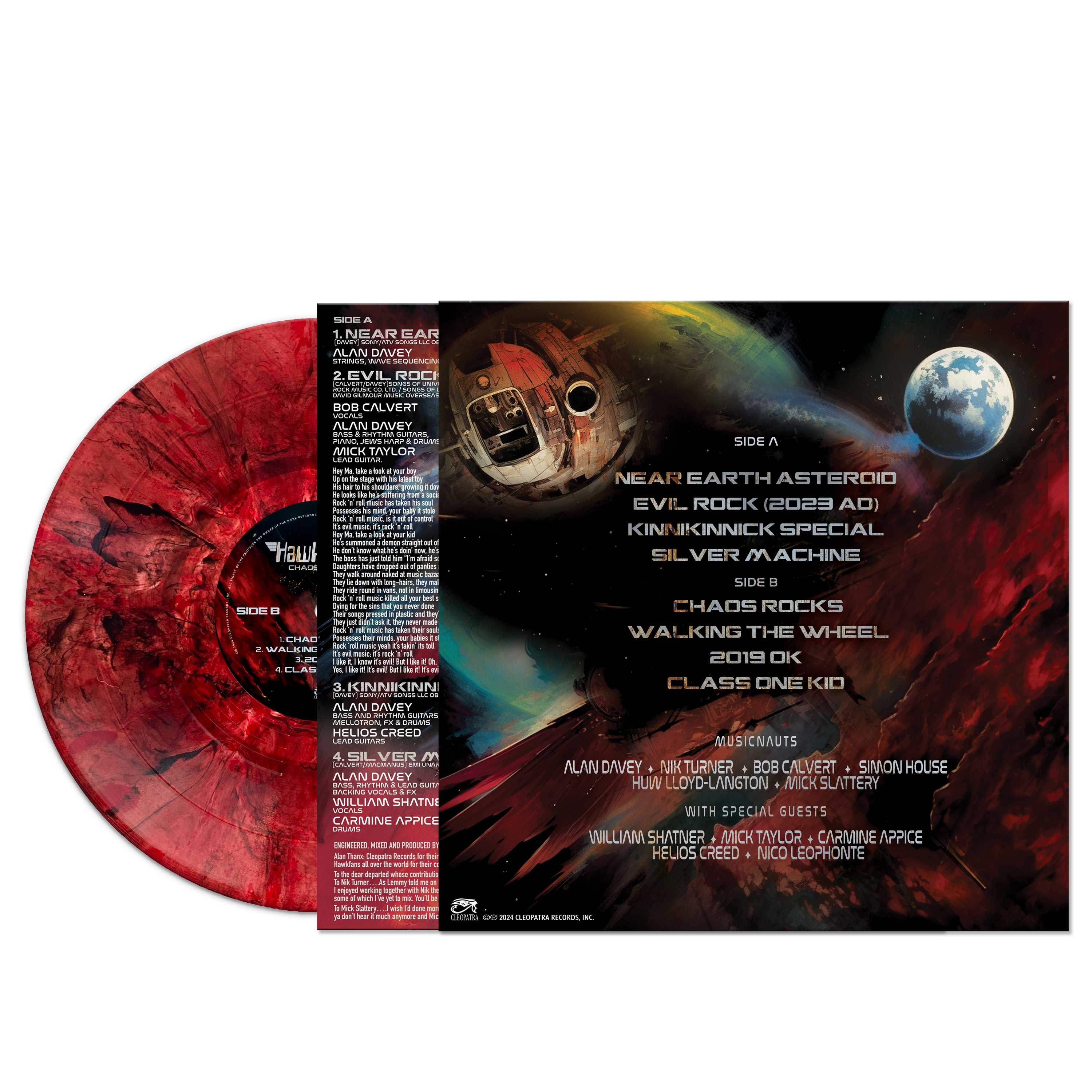 Hawkestrel - Chaos Rocks (Red Marble Vinyl) - Image 2