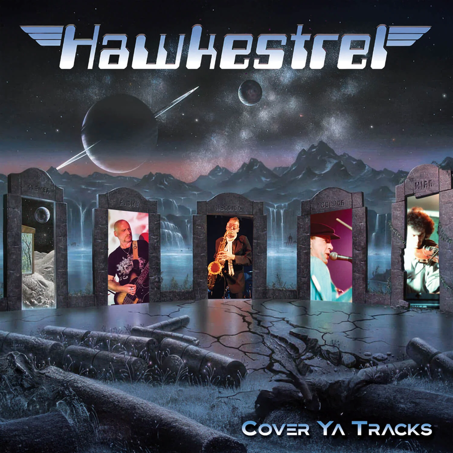 Hawkestrel - Cover Ya Tracks (Vinyl LP/Shirt/Poster/Tote Bag - Bundle) - Image 5