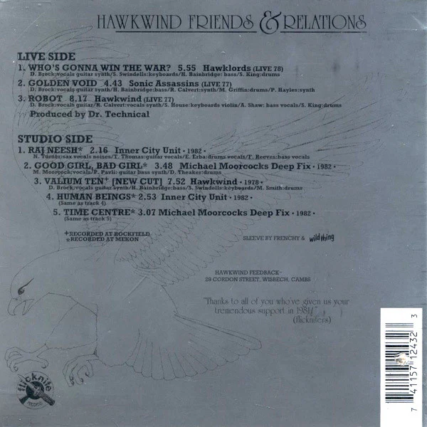 Hawkwind - Friends & Relations (CD) - Image 2