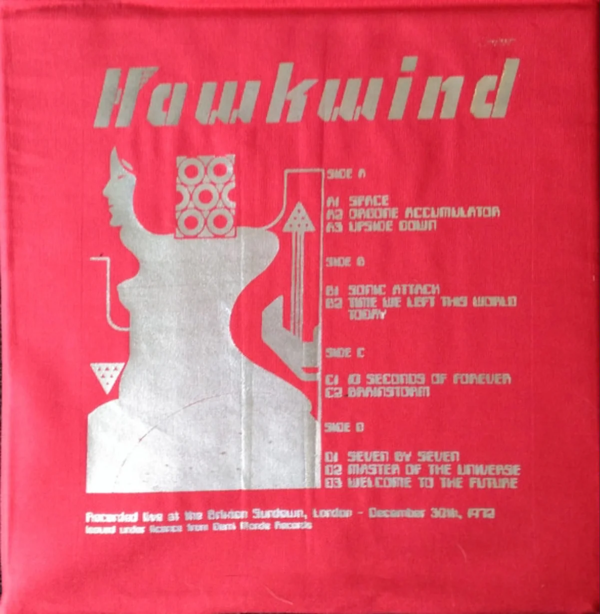 Hawkwind - Victim of Sonic Attack! - London, December 30, 1972 (Limited Edition Colored 2LP w- Bag) - Image 8