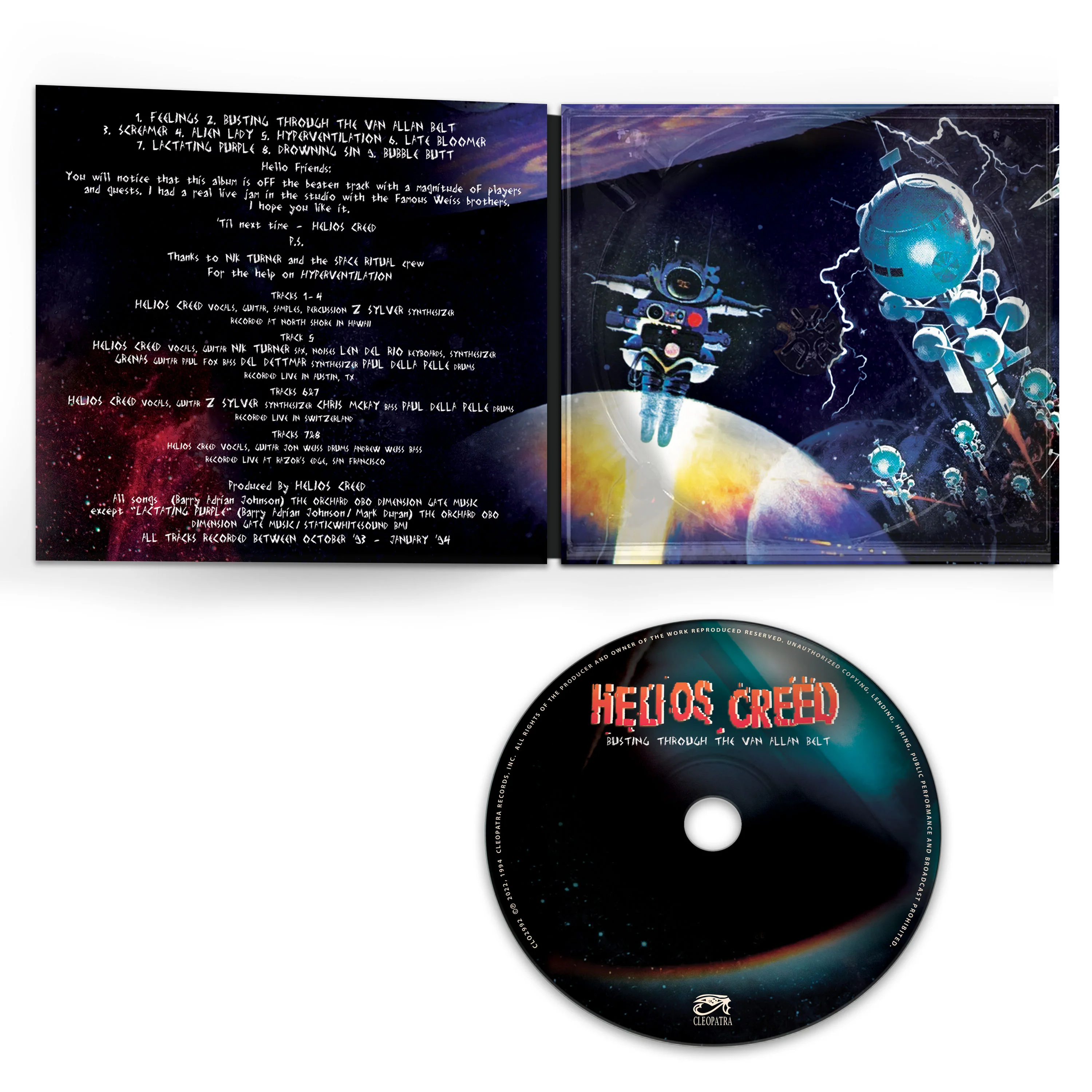 Helios Creed - Busting Through The Van Allan Belt (CD Digipak) - Image 3
