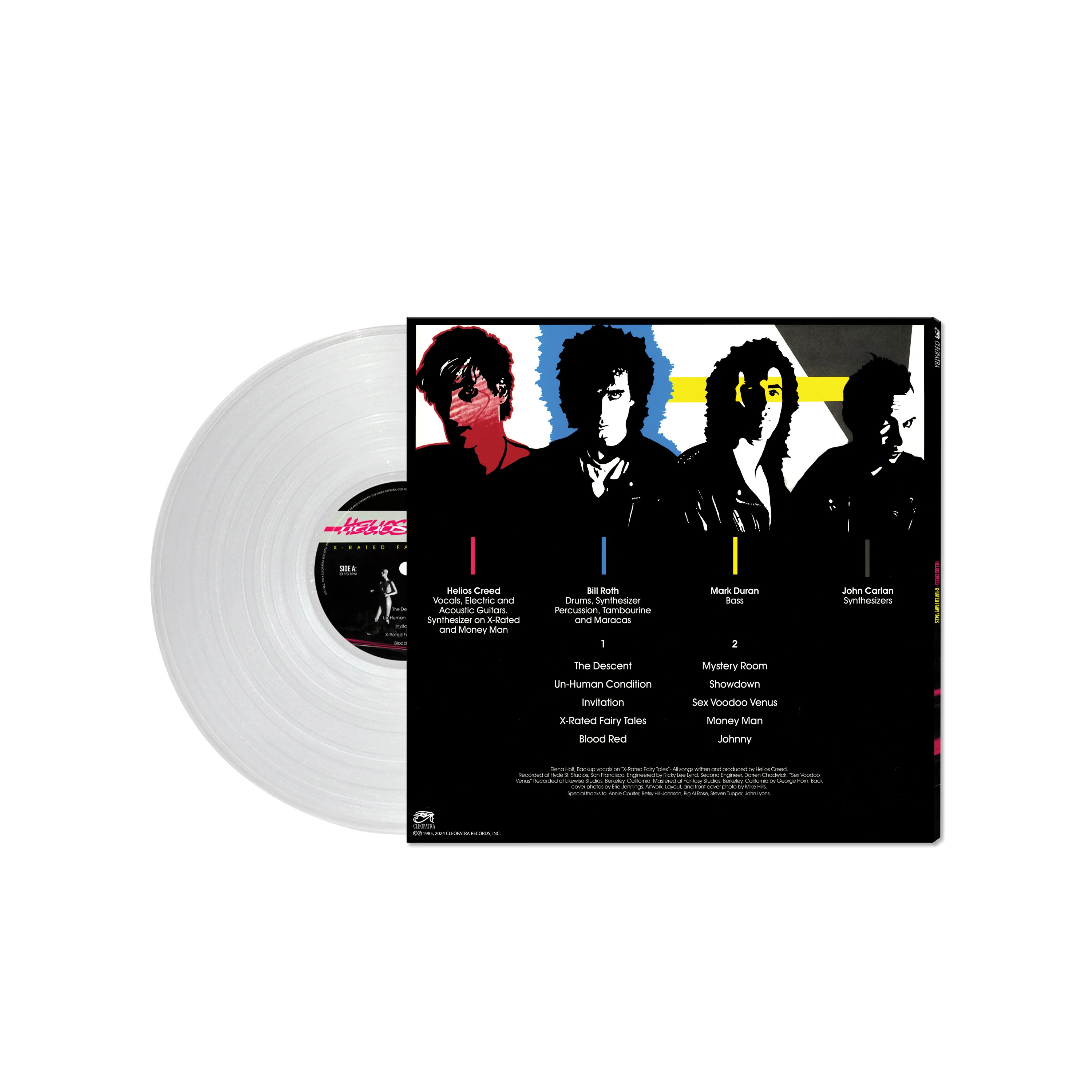 Helios Creed - X-Rated Fairy Tales (Clear Vinyl) - Image 2