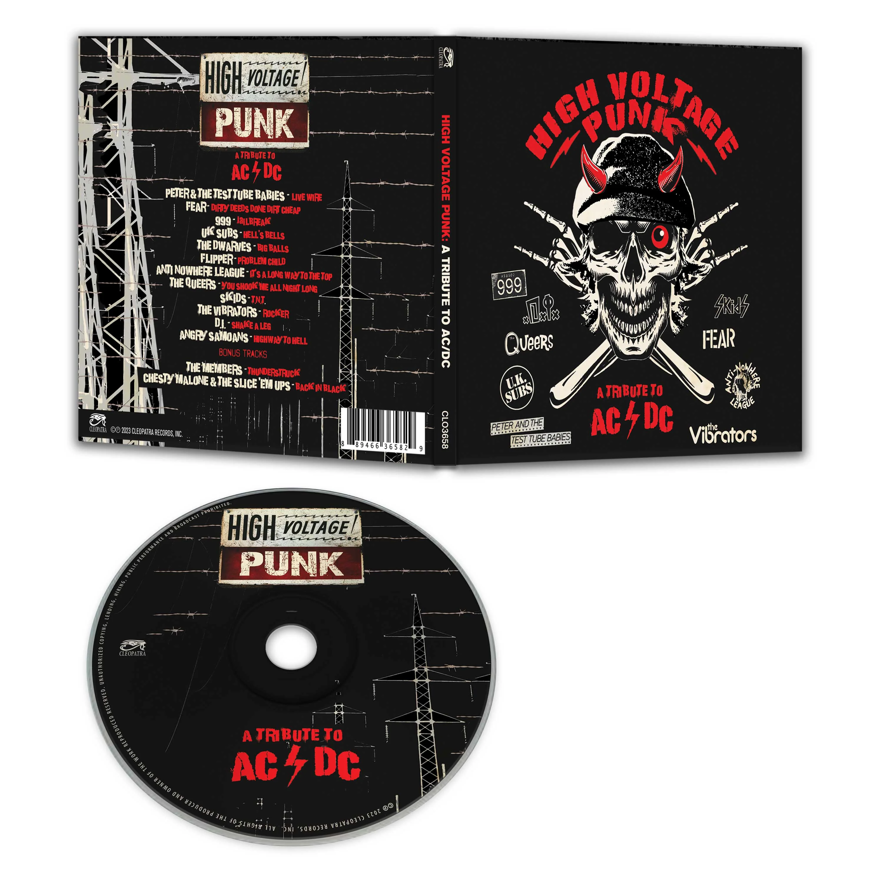 High Voltage Punk - A Tribute To AC/DC (CD) - Image 2