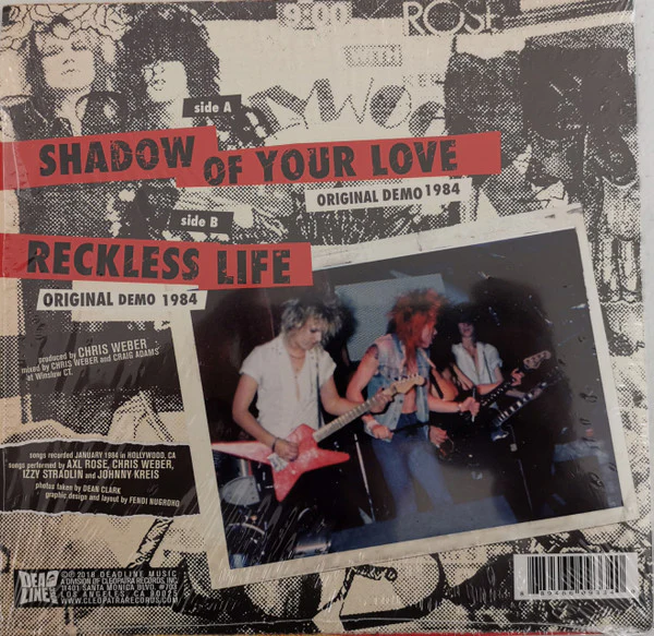 Hollywood Rose - Shadow of Your Love - Reckless Life (Red 7" EP) - Image 3