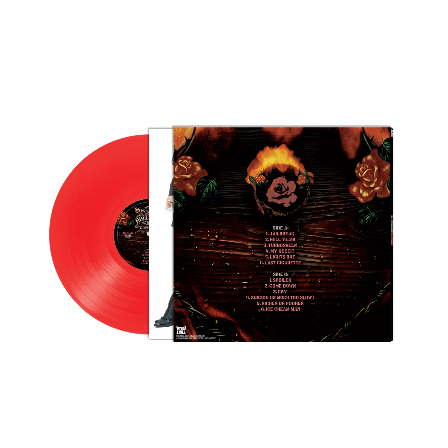 Hollywood Roses - Dopesnake (Red Vinyl LP) - Image 2