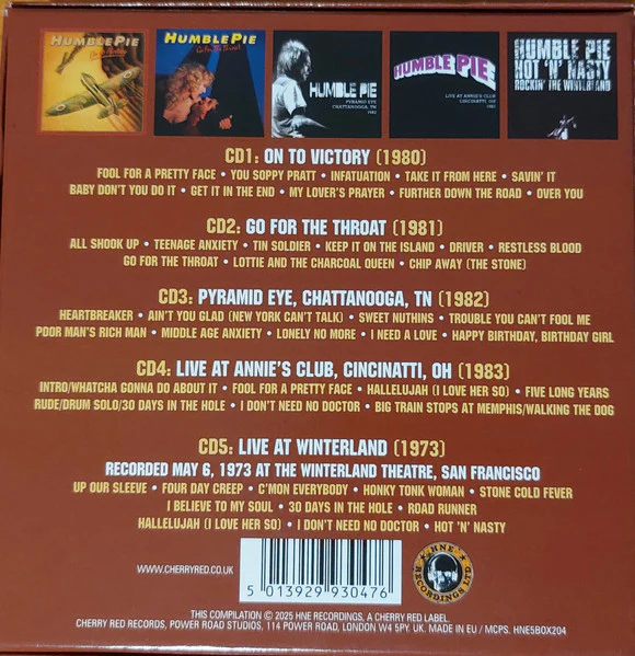 Humble Pie - Hallelujah: 1973-1983 (5 CD Box Set) - Image 2