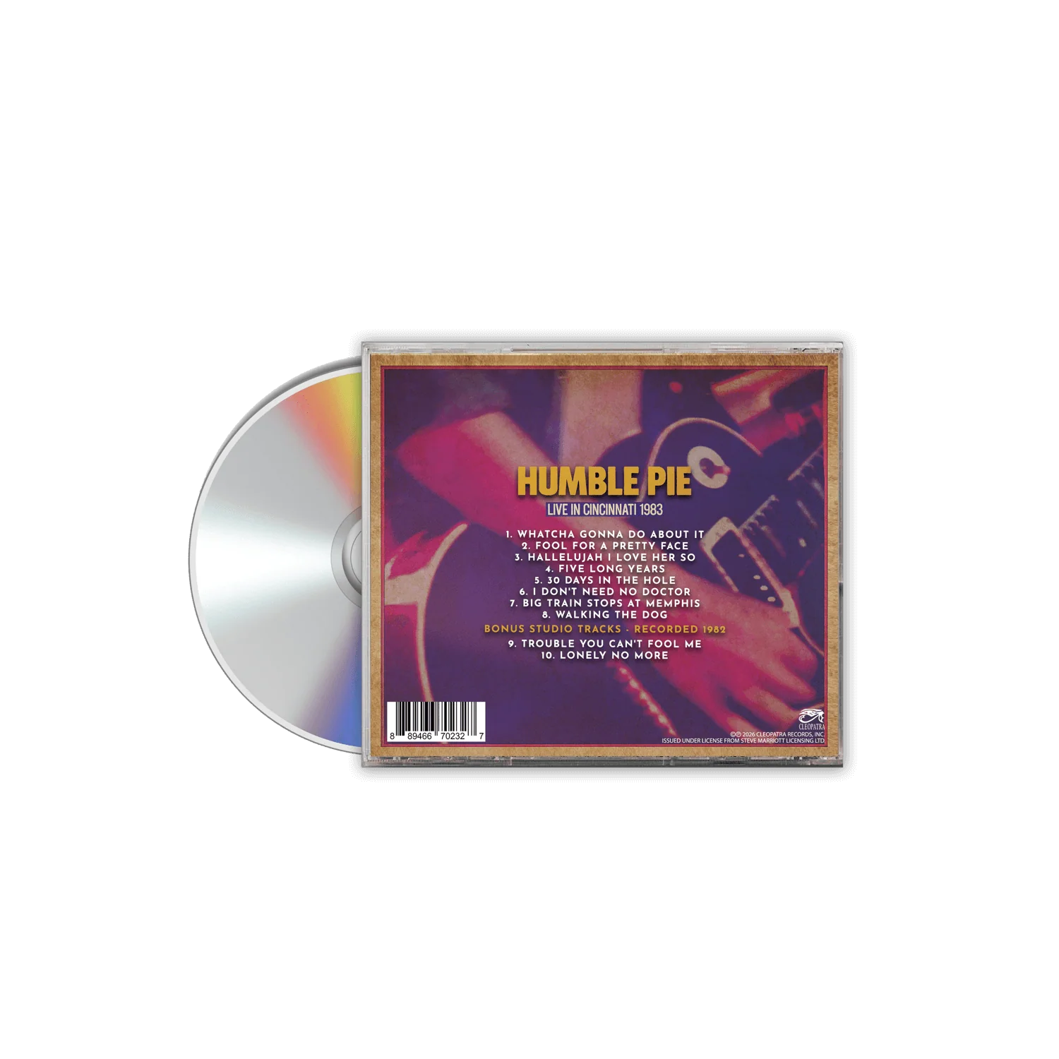 Humble Pie - Live In Cincinnati 1983 (CD) - Image 2