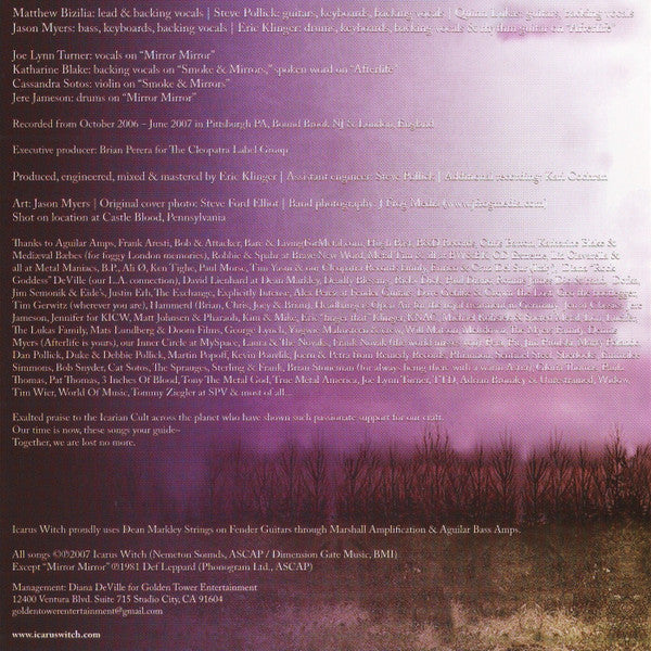 Icarus Witch - Songs For The Lost (CD) - Image 3
