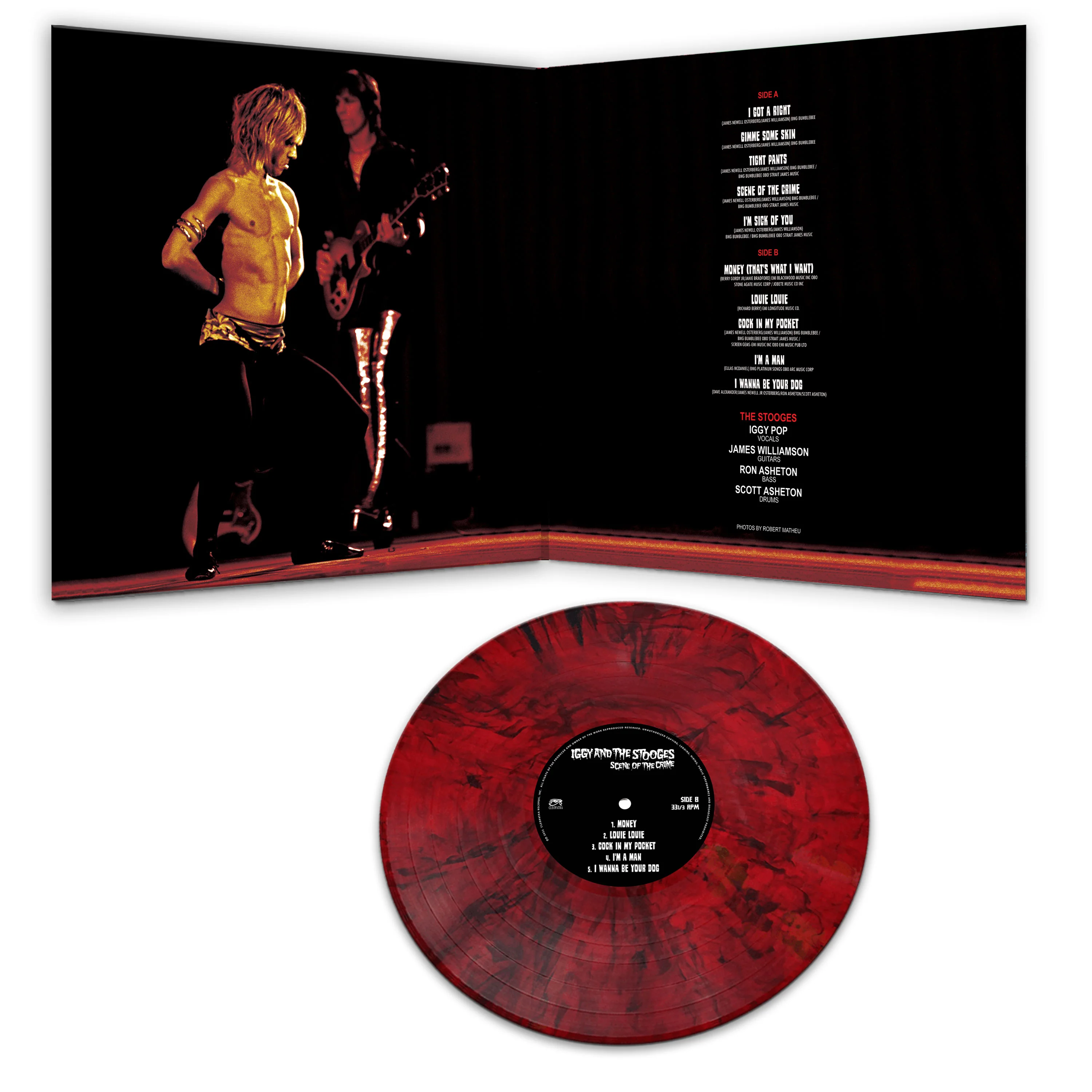 Iggy and The Stooges - Scene of the Crime (Red Marble Vinyl) - Image 3