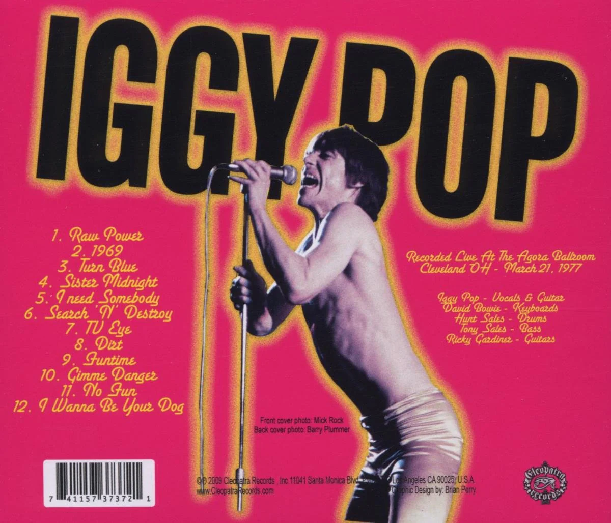 Iggy Pop - Iggy & Ziggy - Cleveland ‘77 (CD) - Image 2