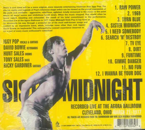 Iggy Pop - Sister Midnight (CD) - Image 2