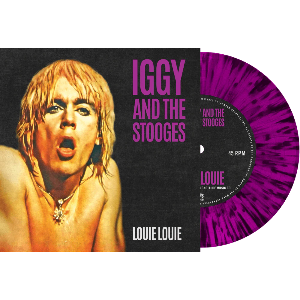 Iggy & The Stooges - Louie Louie (Purple-Black Splatter 7" Vinyl)