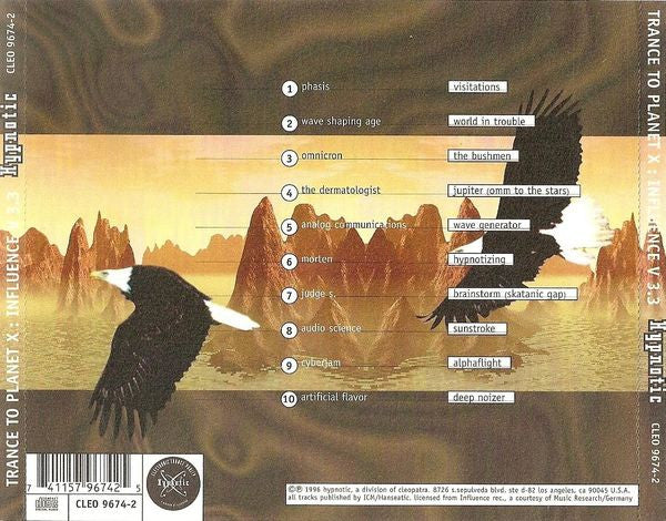 Influence 3.3: Trance To Planet X (CD) - Image 4