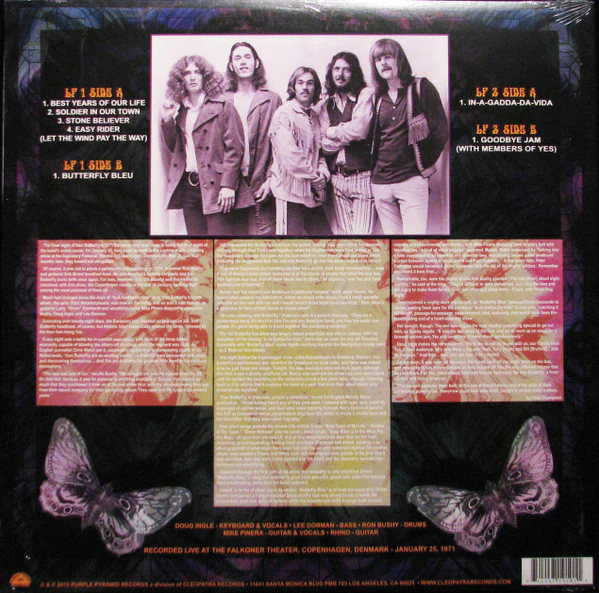 Iron Butterfly - Live In Copenhagen 1971 (2 LP) - Image 2