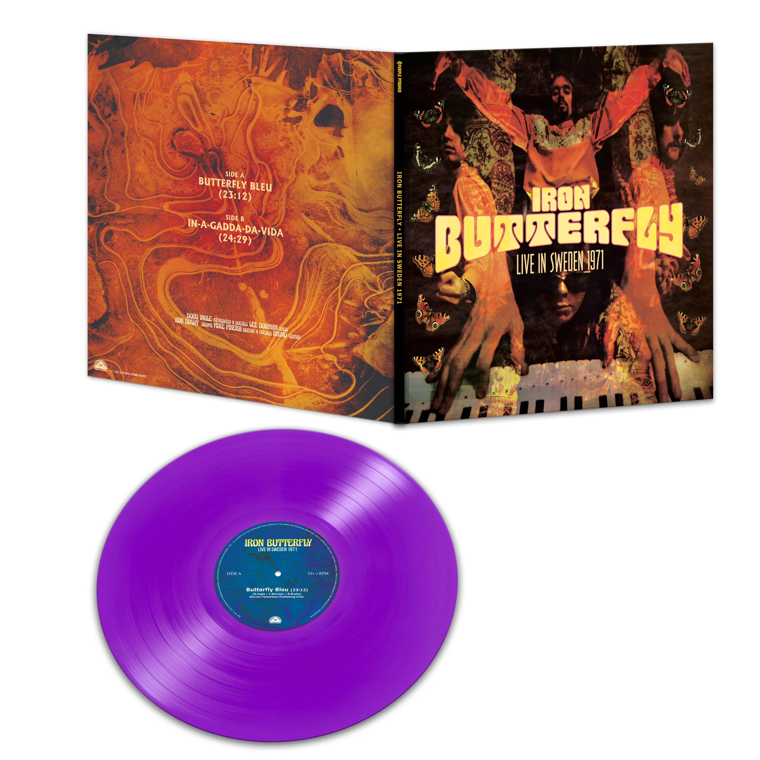 Iron Butterfly - Live in Sweden 1971 (Purple Vinyl) - Image 2