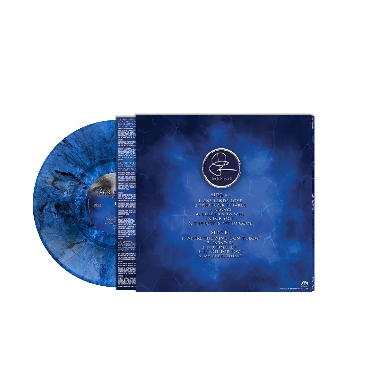 Jack Russell - For You (Blue Marble Vinyl LP) - Image 2