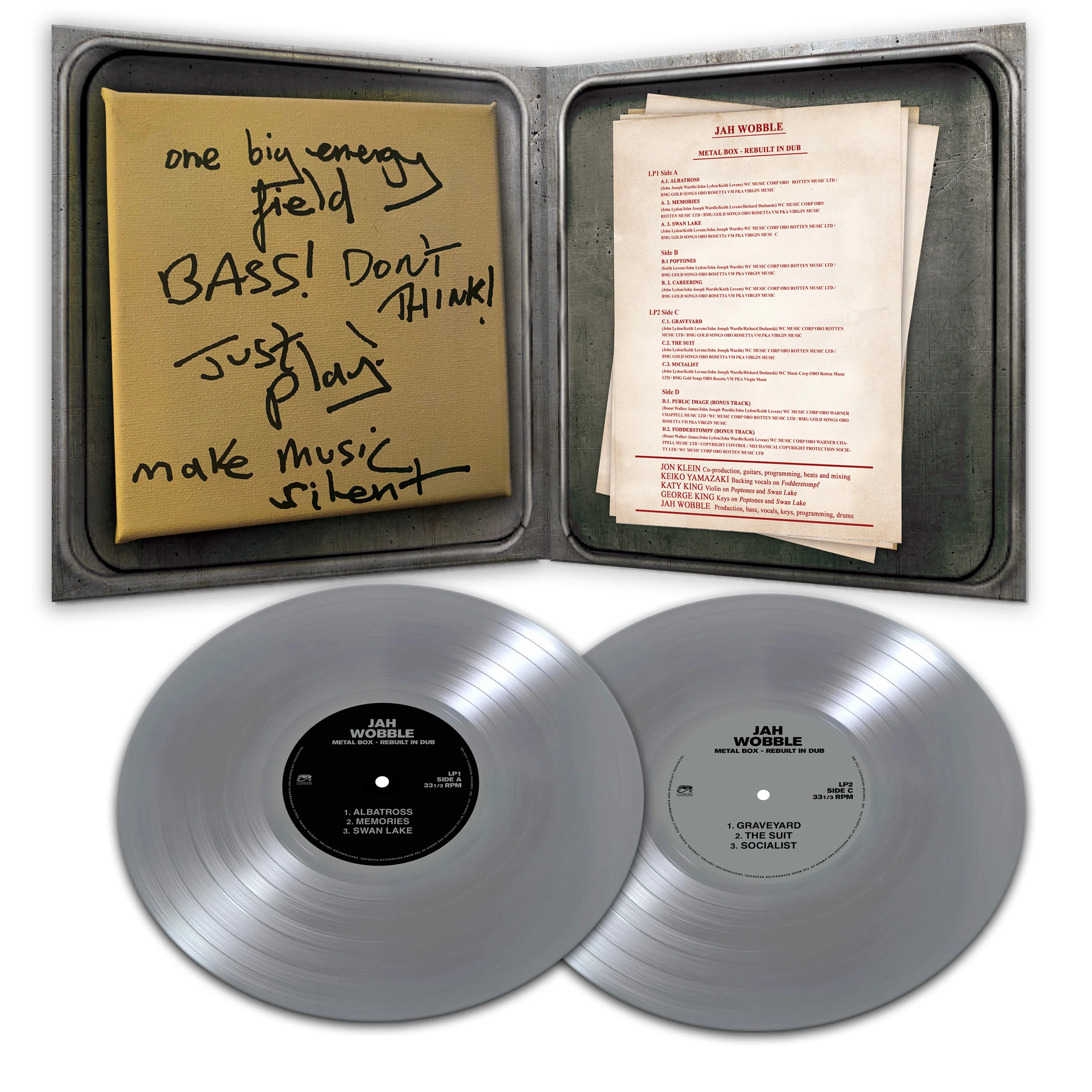 Jah Wobble - Metal Box - Rebuilt In Dub (Double Silver Vinyl) - Image 3