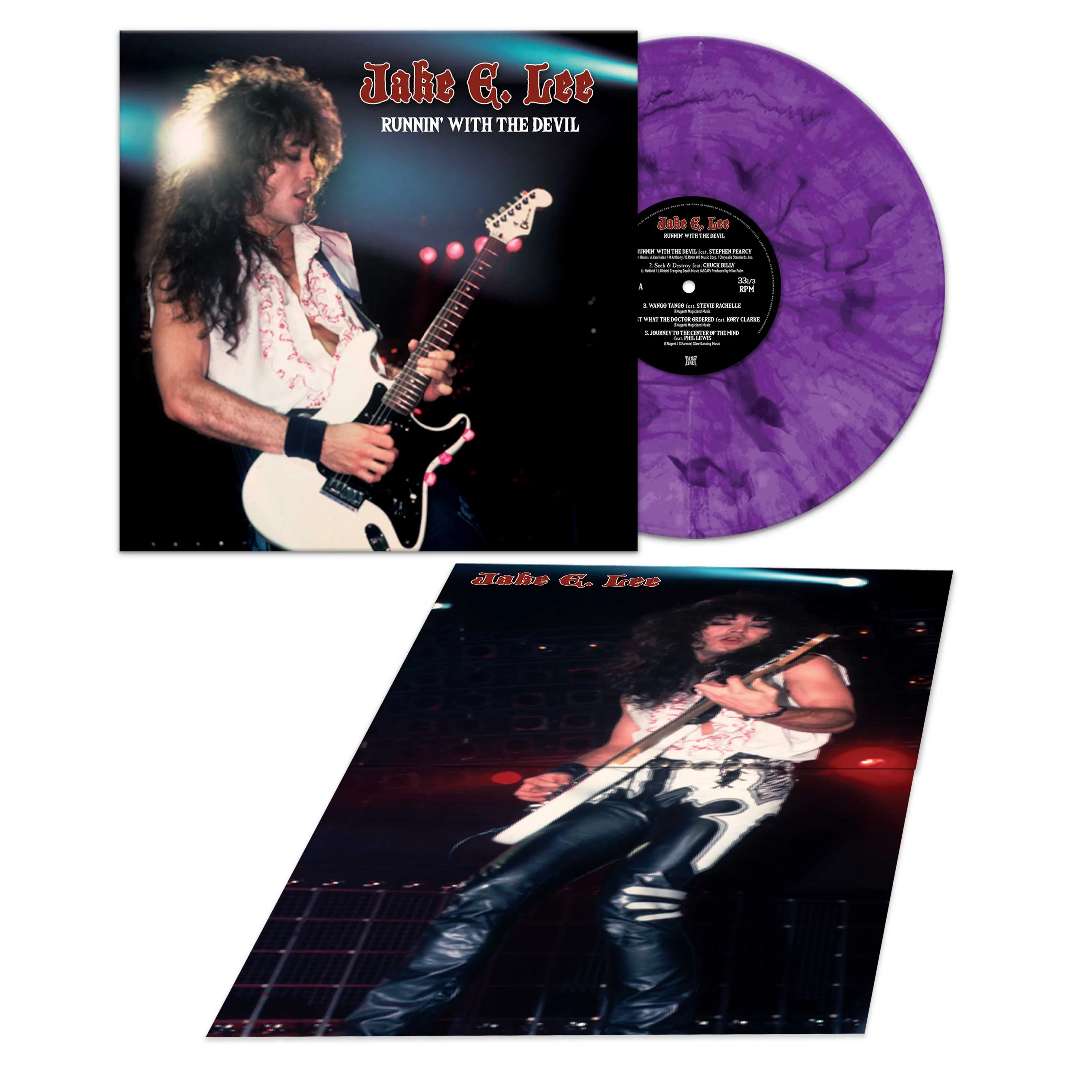 Jake E. Lee - Runnin' With The Devil (Purple Marble Vinyl) - Image 2
