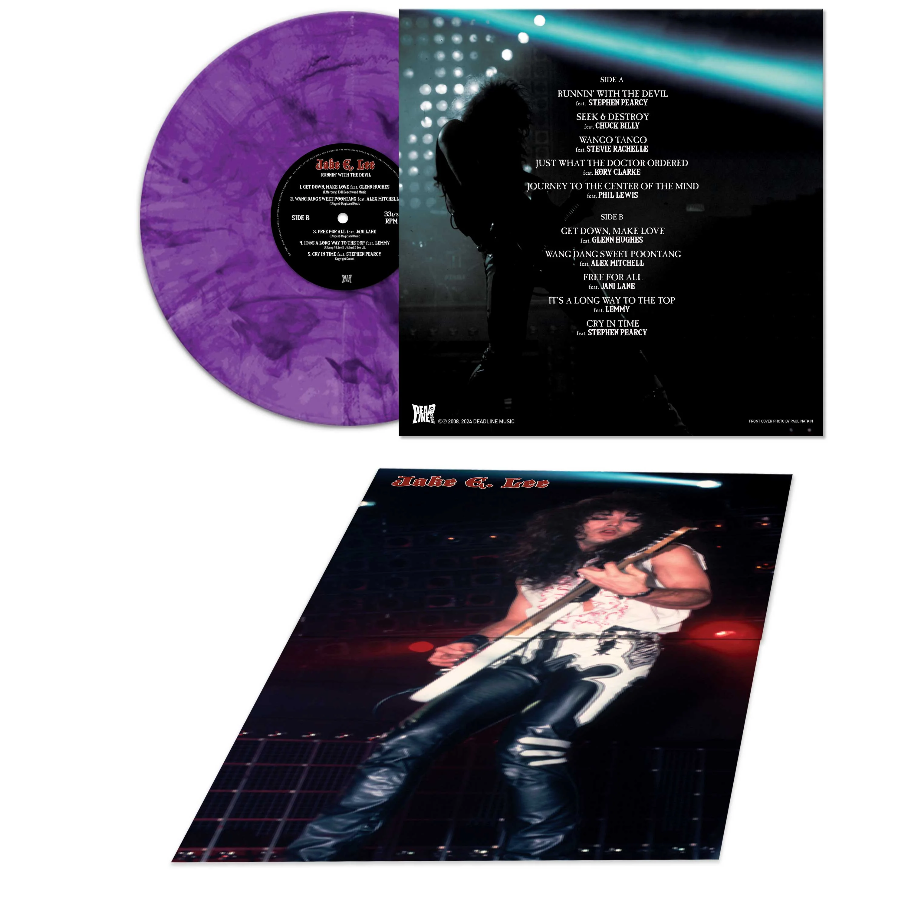 Jake E. Lee - Runnin' With The Devil (Purple Marble Vinyl) - Image 3