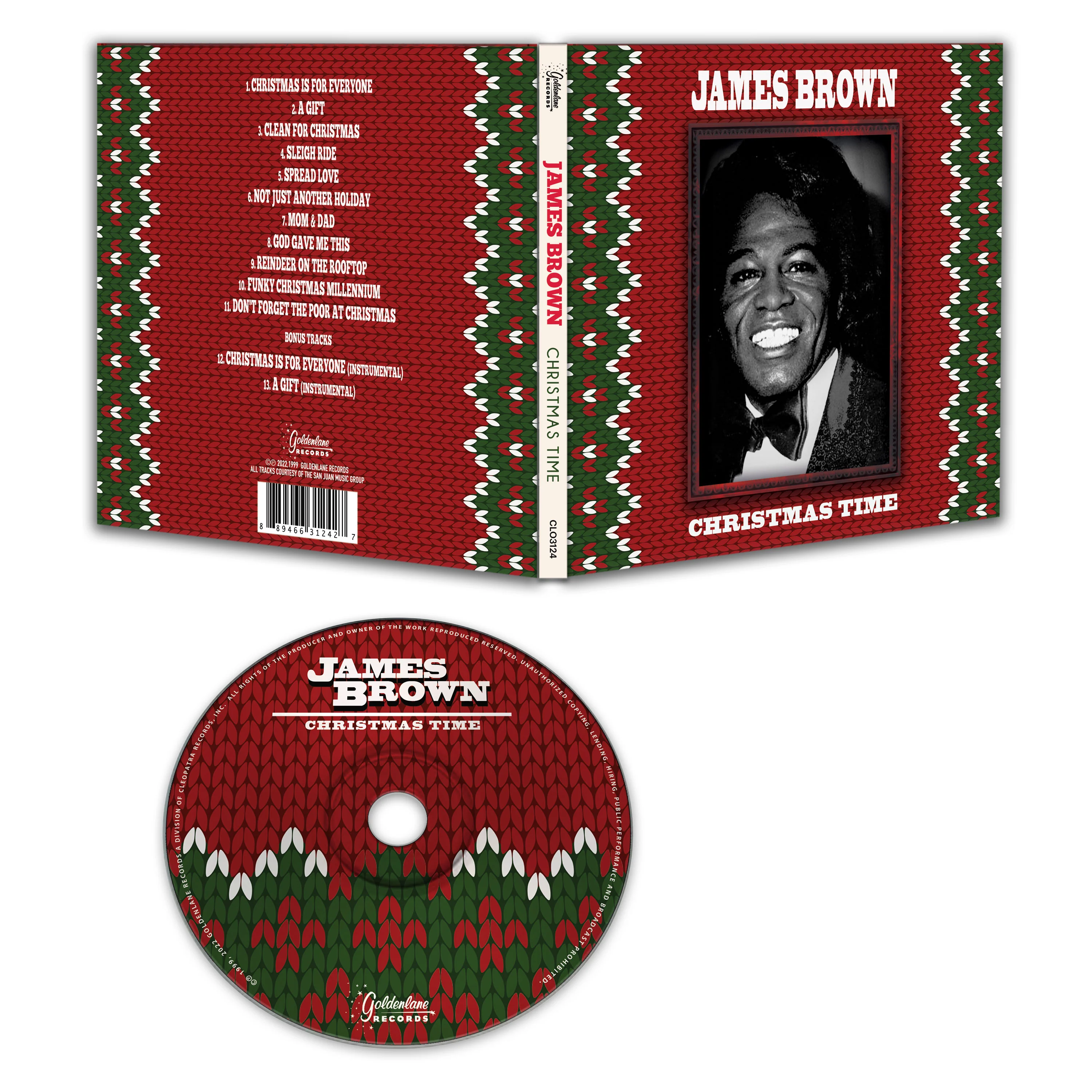 James Brown - Christmas Time (CD Digipak) - Image 2