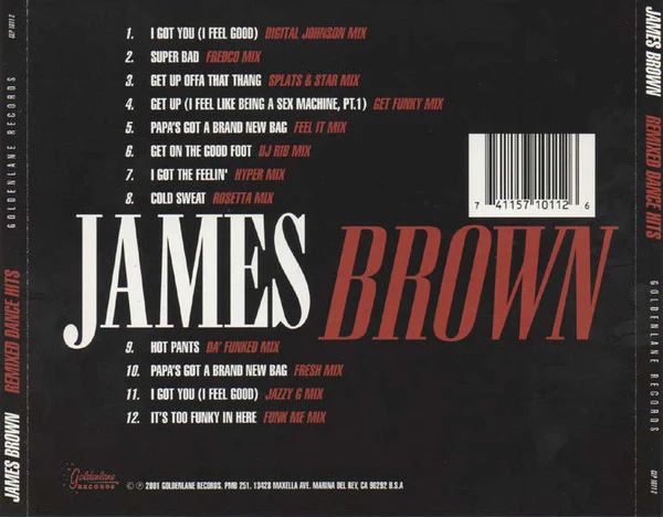 James Brown - Remixed Dance Hits (CD) - Image 2