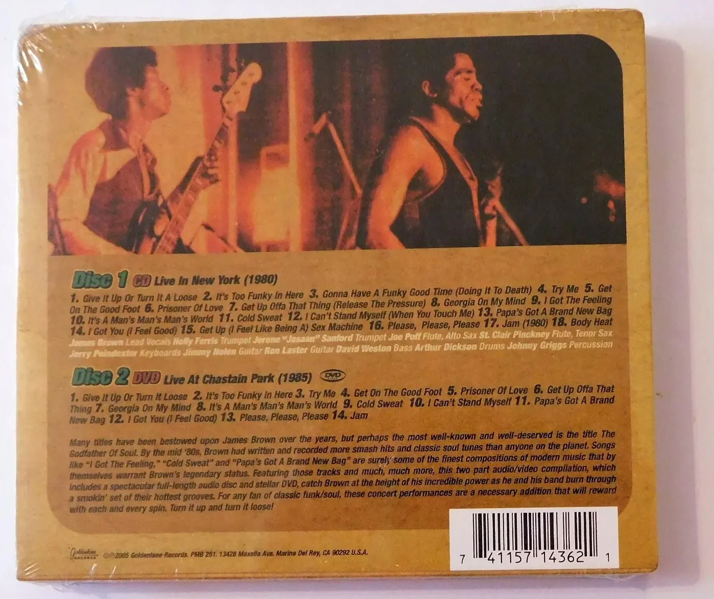 James Brown - The Godfather Of Soul (CD + DVD) - Image 2