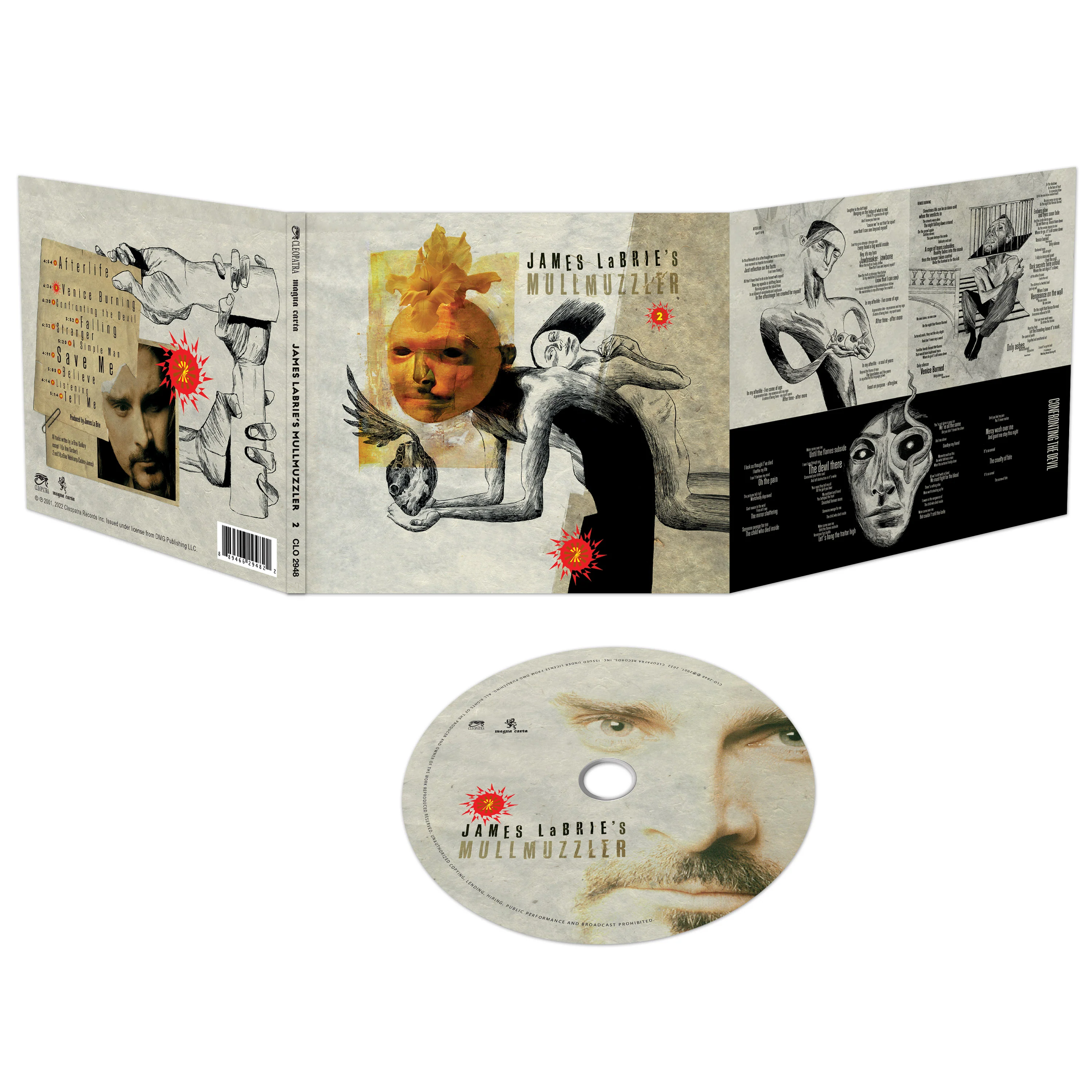 James LaBrie's Mullmuzzler - 2 (CD Digipak) - Image 2