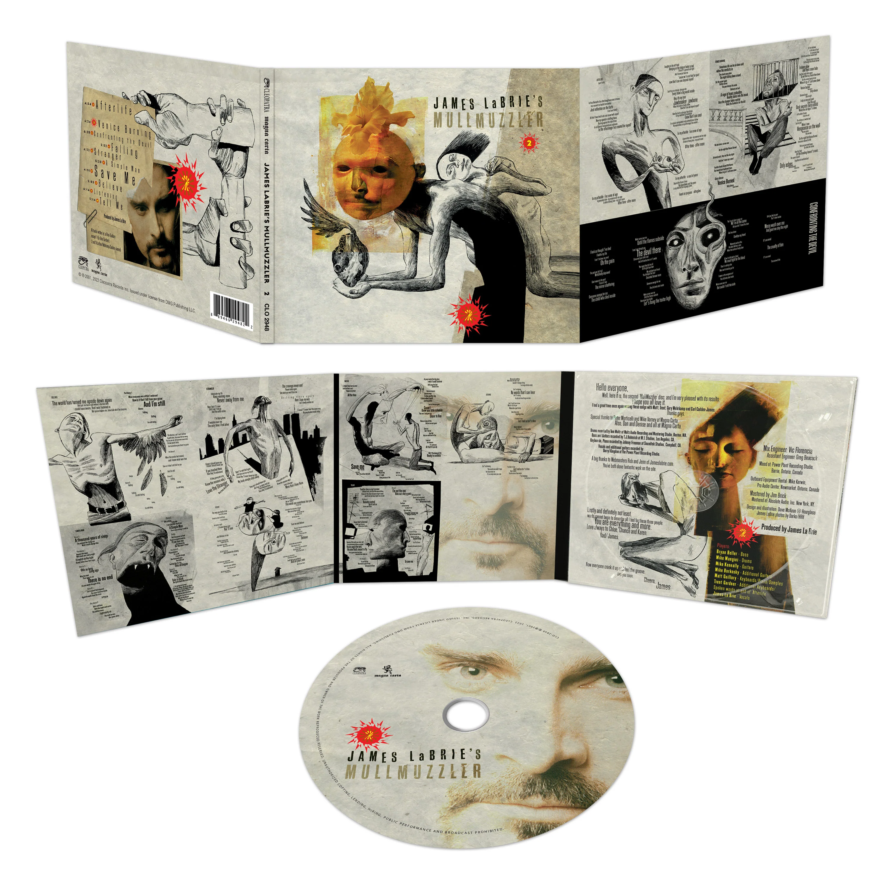 James LaBrie's Mullmuzzler - 2 (CD Digipak) - Image 4