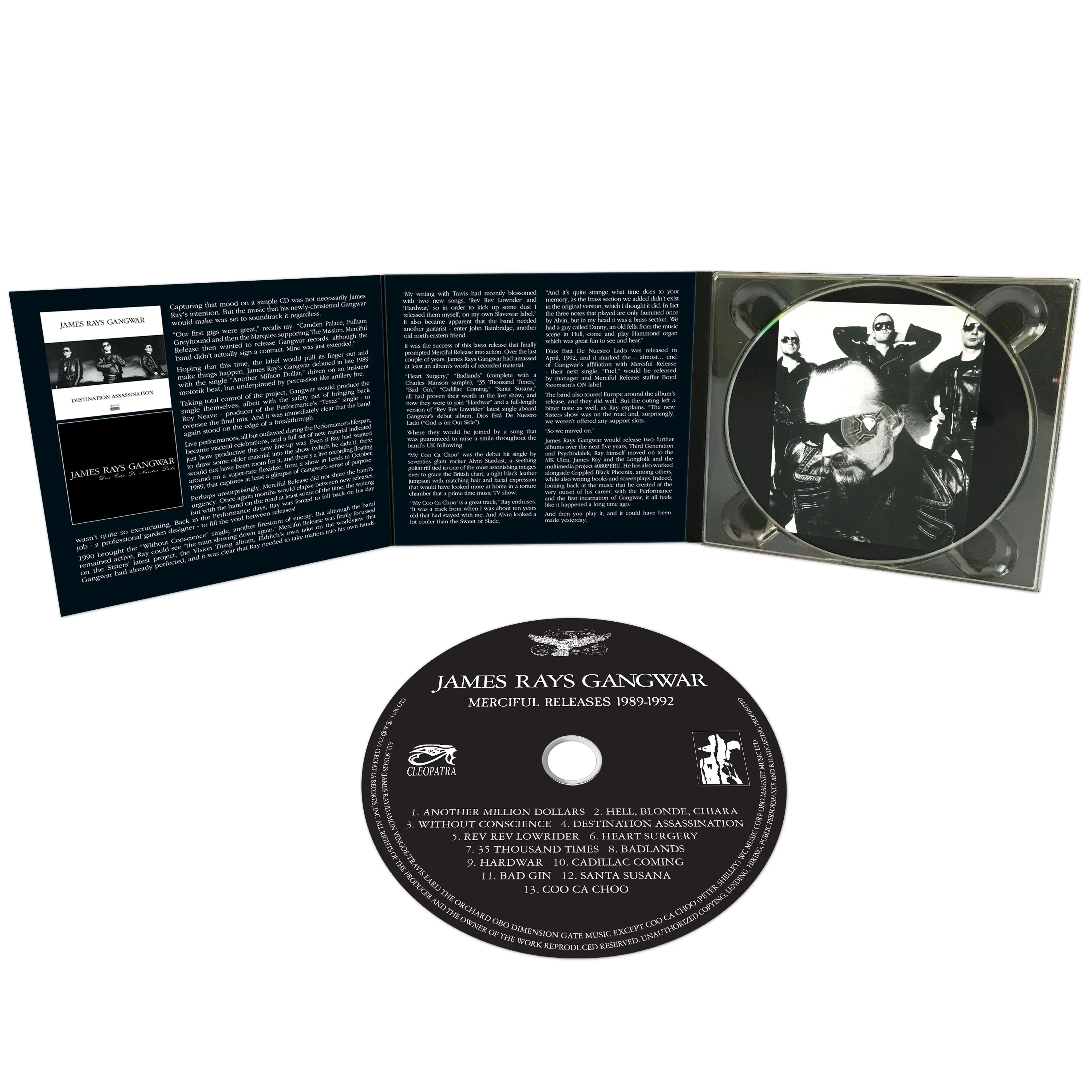 James Ray's Gangwar - Merciful Releases 1989-1992 (CD Digipak) - Image 3