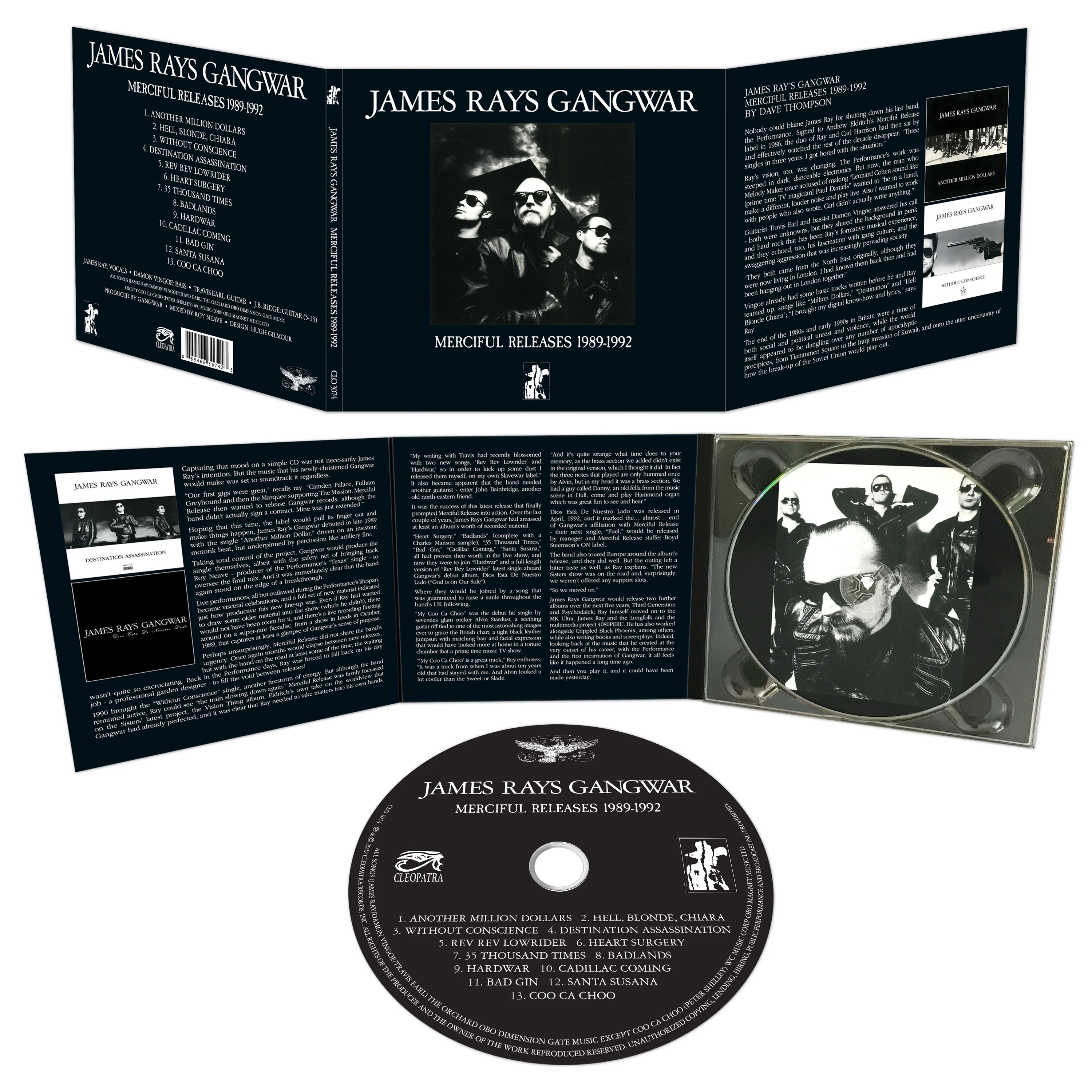 James Ray's Gangwar - Merciful Releases 1989-1992 (CD Digipak) - Image 4