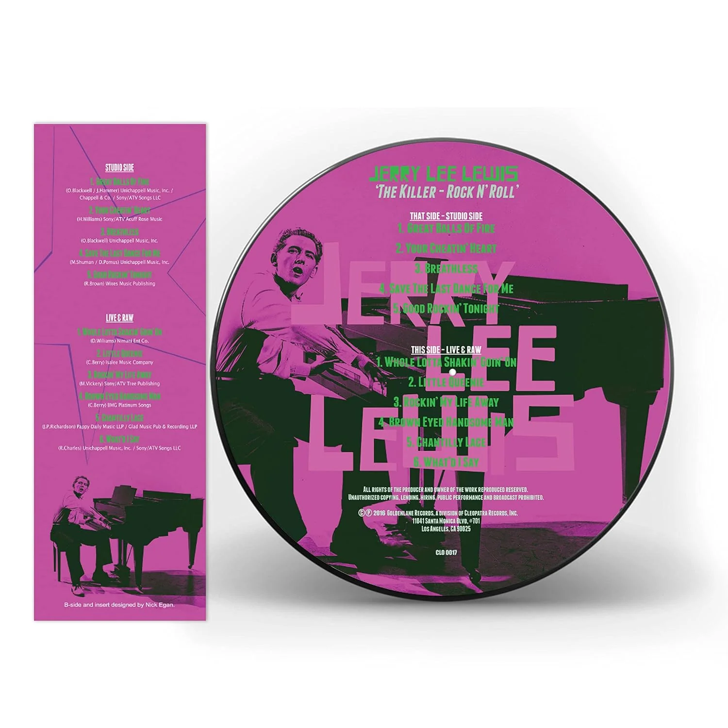 Jerry Lee Lewis - The Killer - Rock N' Roll (12" Picture Disc) - Image 2