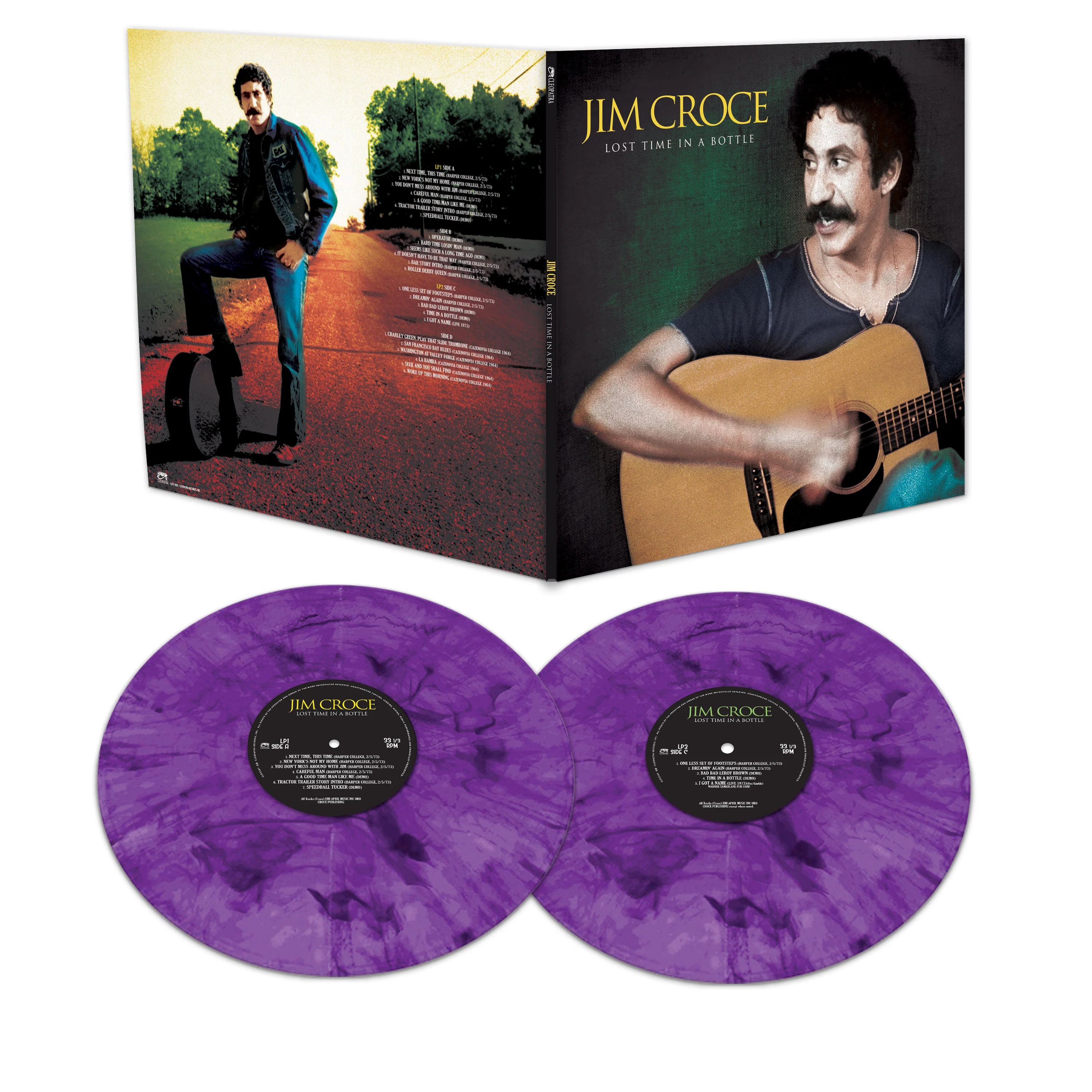 Jim Croce - Lost Time In A Bottle (Purple Marble Double Vinyl) - Image 2