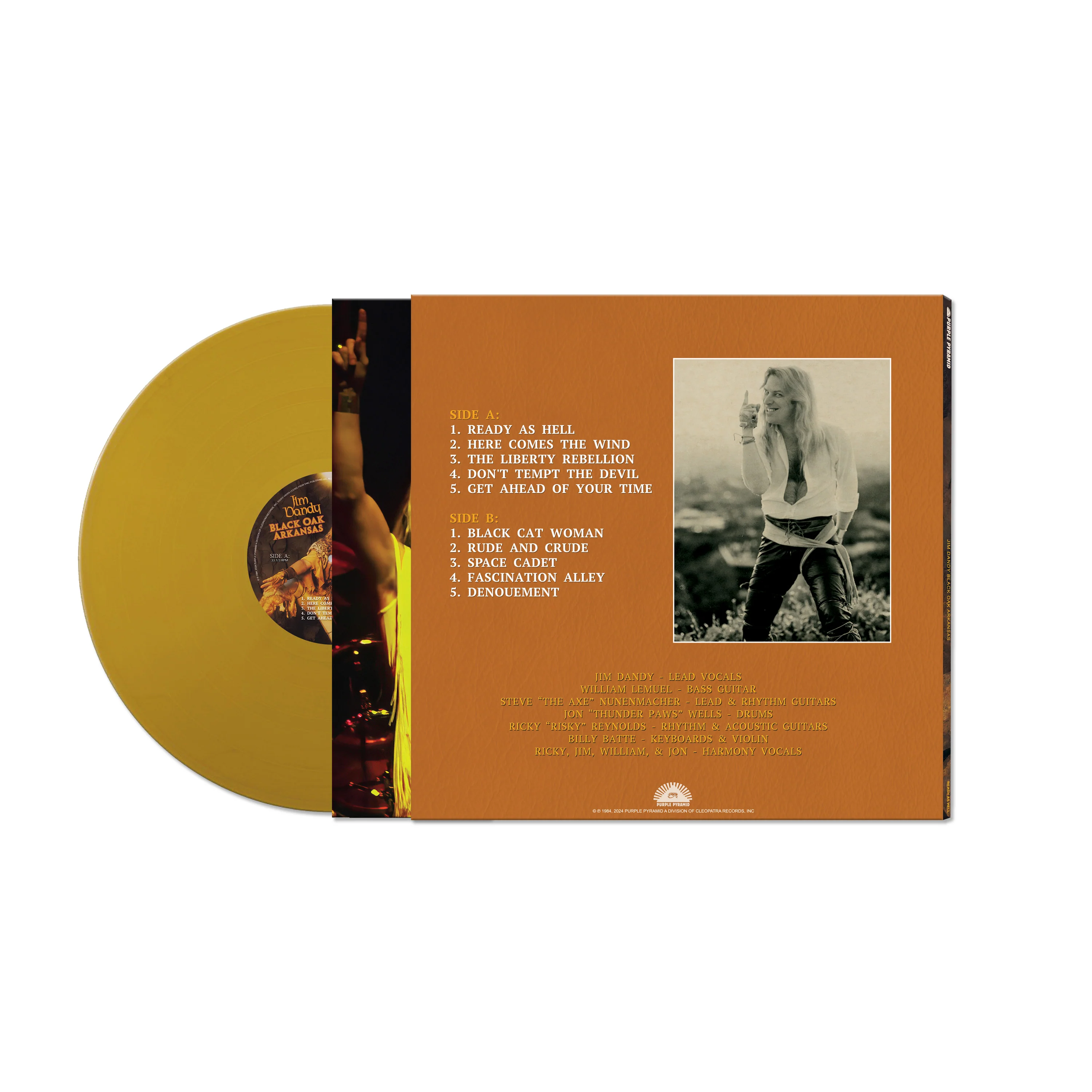 Jim Dandy - Black Oak Arkansas - Ready As Hell (Gold Vinyl) - Image 2