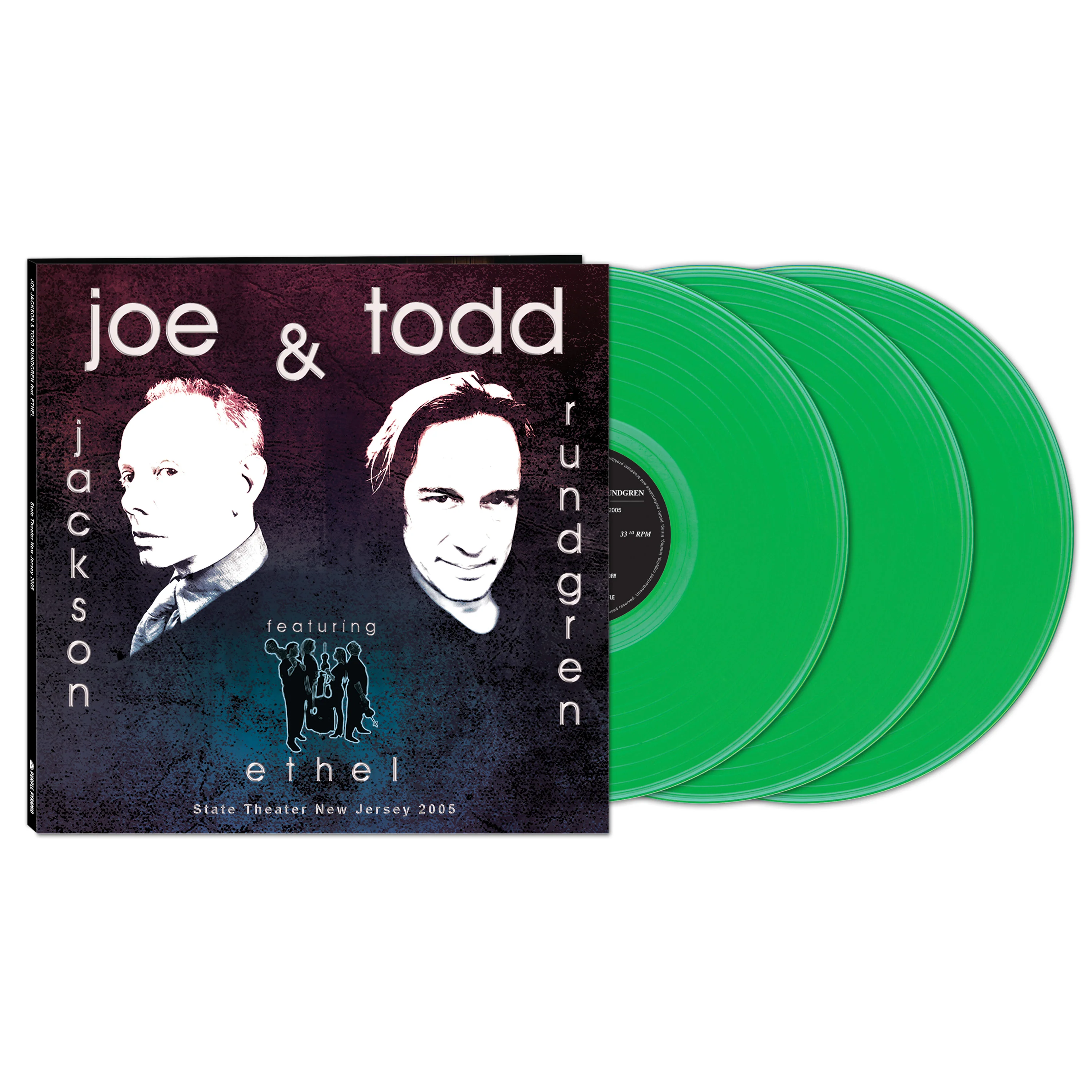 Joe Jackson & Todd Rundgren - State Theater New Jersey 2005 (Limited Edition Colored Double Vinyl) - Image 3