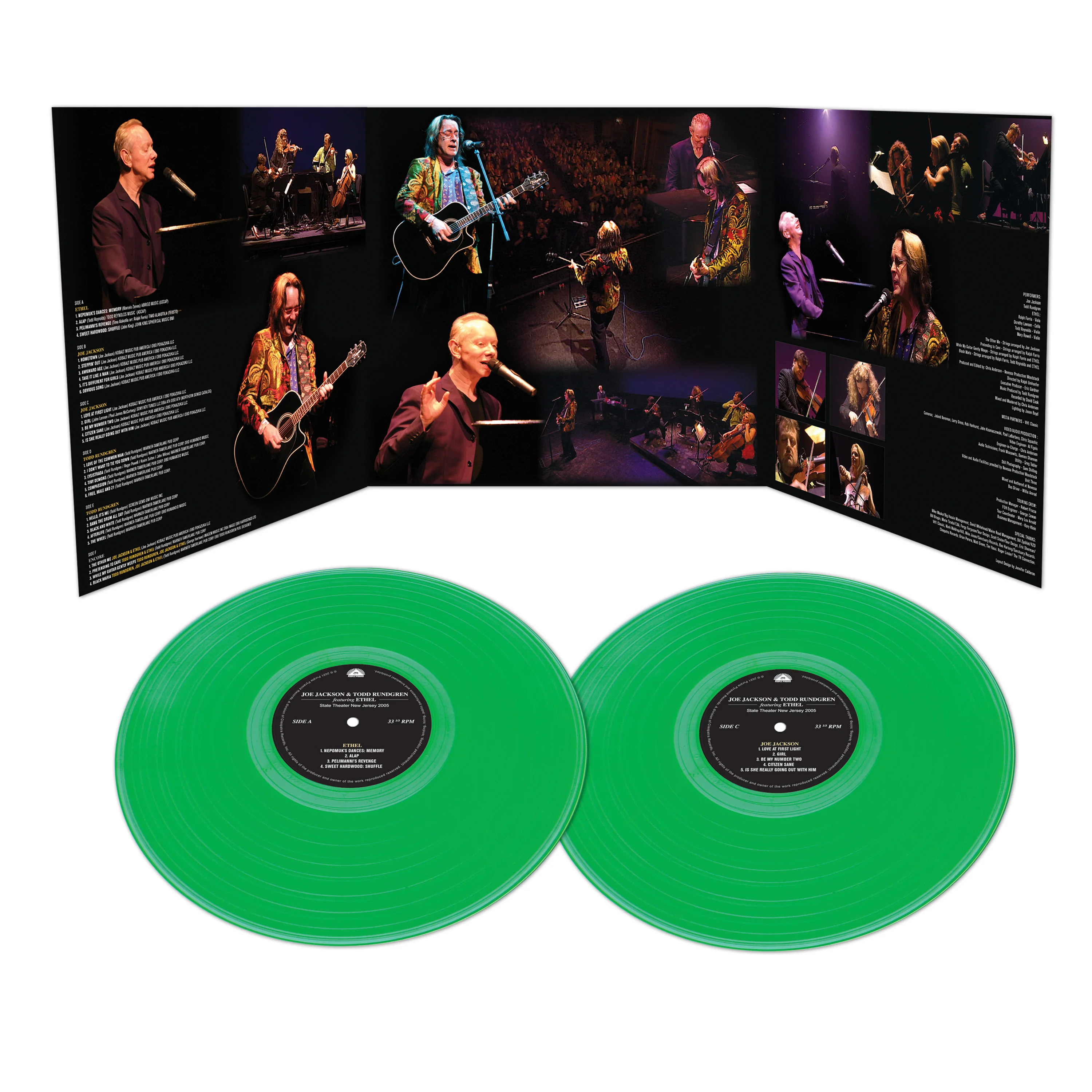 Joe Jackson & Todd Rundgren - State Theater New Jersey 2005 (Limited Edition Colored Double Vinyl) - Image 6