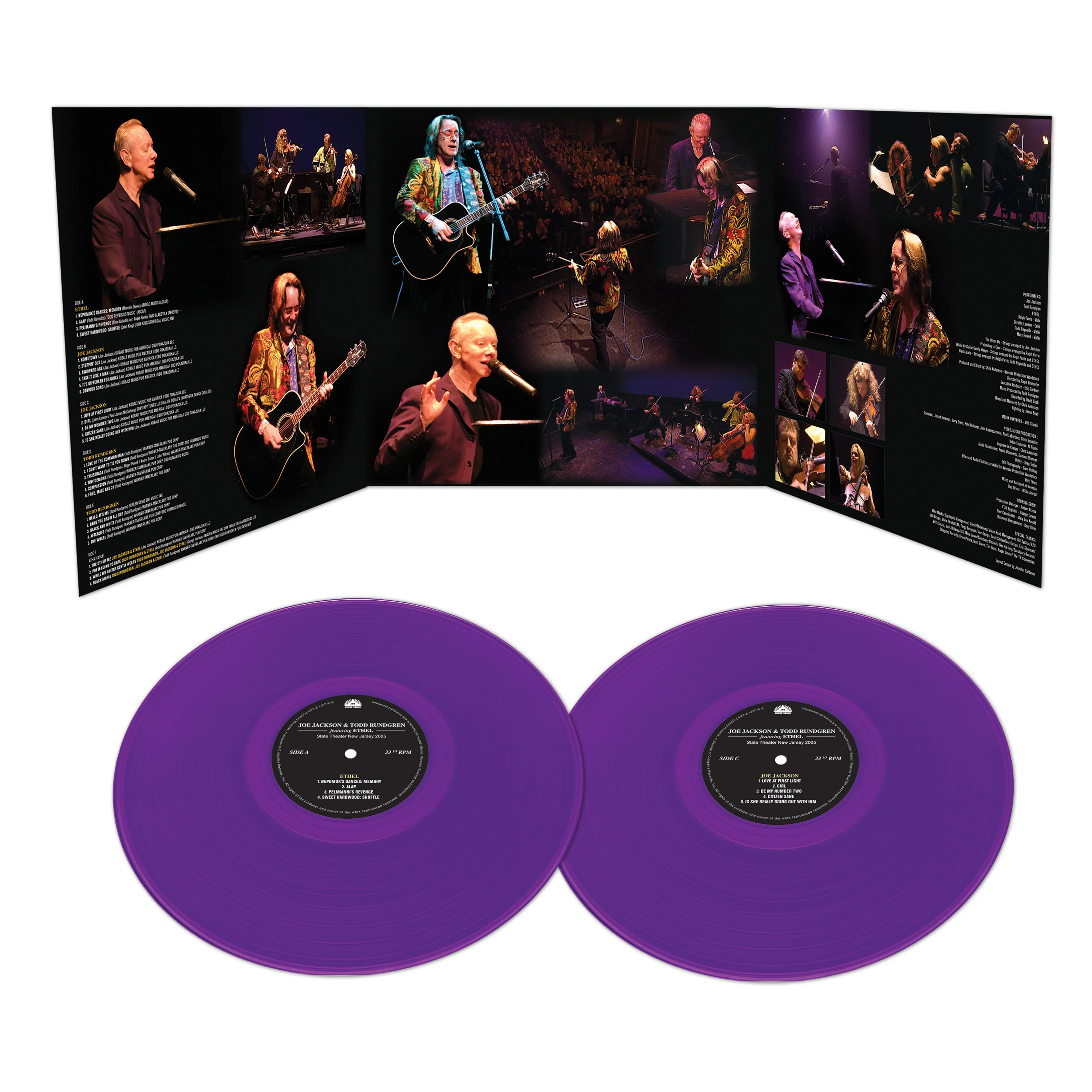 Joe Jackson & Todd Rundgren - State Theater New Jersey 2005 (Limited Edition Colored Double Vinyl) - Image 7