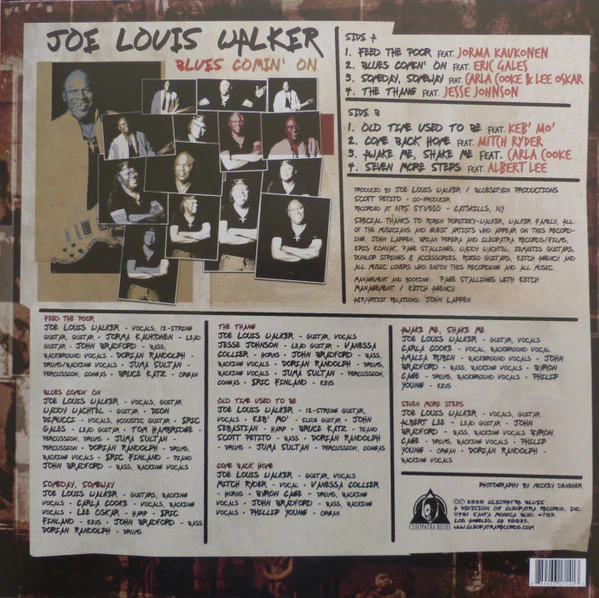 Joe Louis Walker - Blues Comin' On (Limited Edition White Vinyl) - Image 2