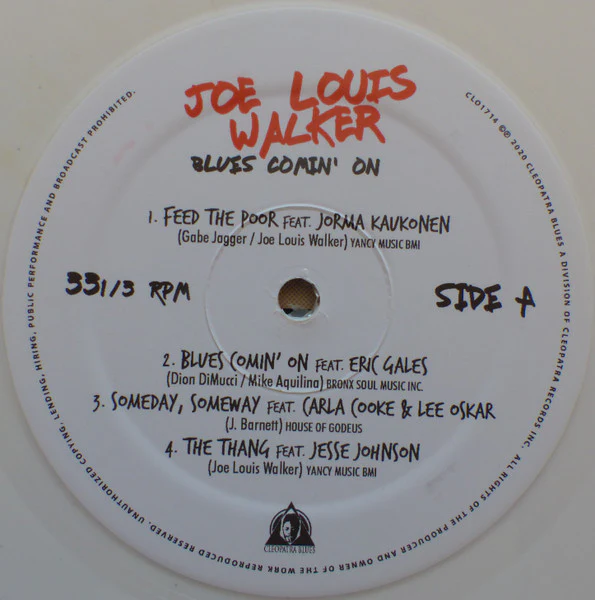 Joe Louis Walker - Blues Comin' On (Limited Edition White Vinyl) - Image 3