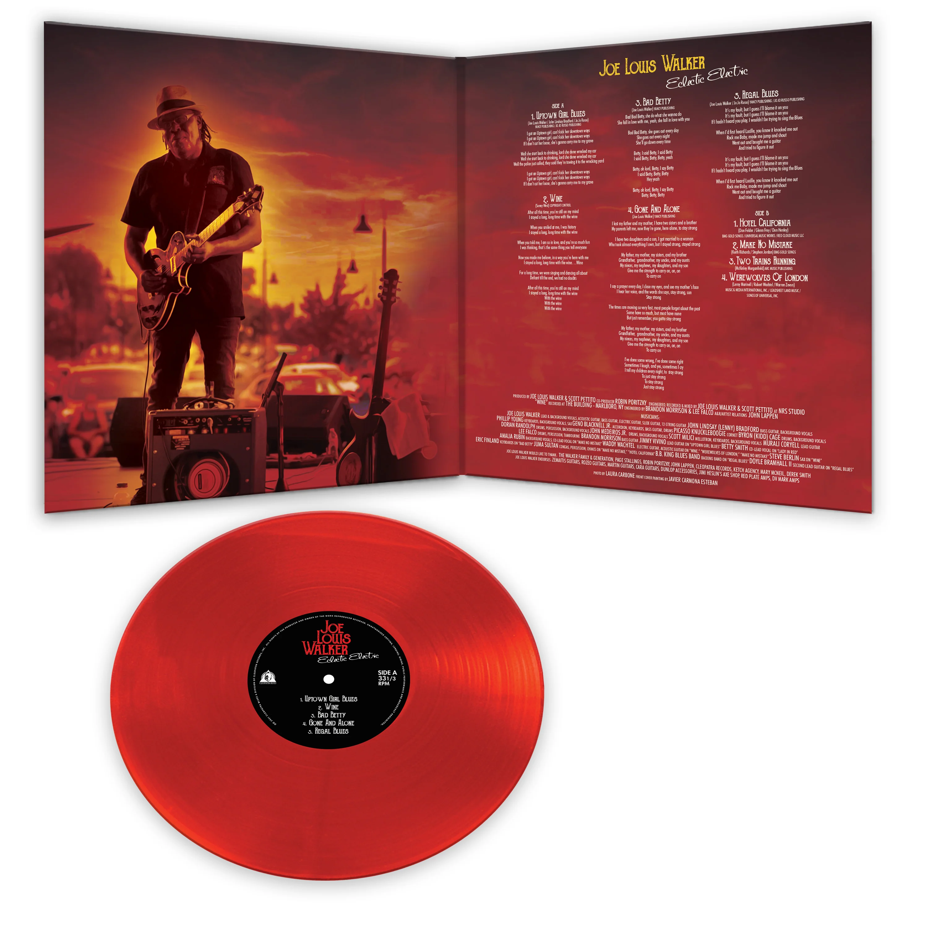 Joe Louis Walker - Eclectic Electric (Limited Edition Red Vinyl) - Image 3